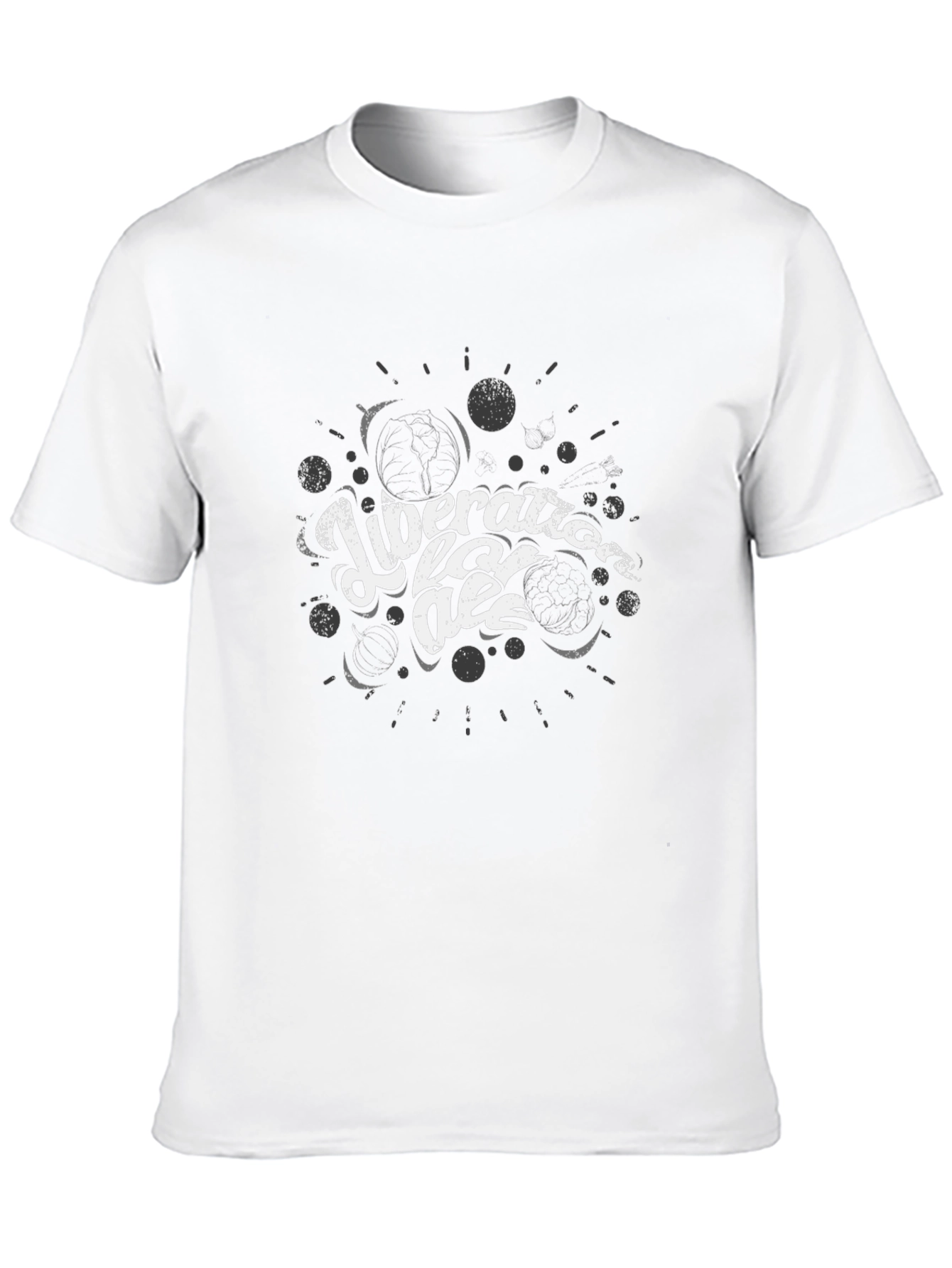 Liberation for All Graphic Black Tee