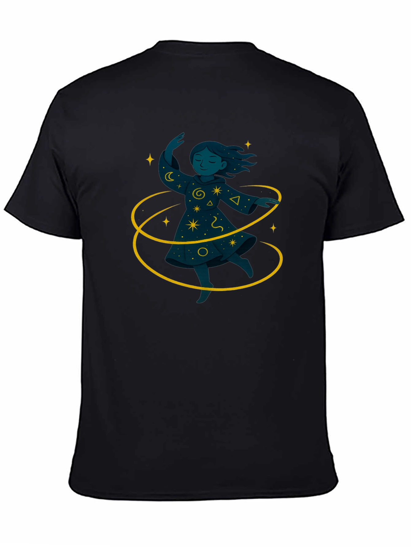 Magical Girl Graphic Black T-Shirt