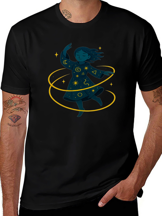 Magical Girl Graphic Black T-Shirt