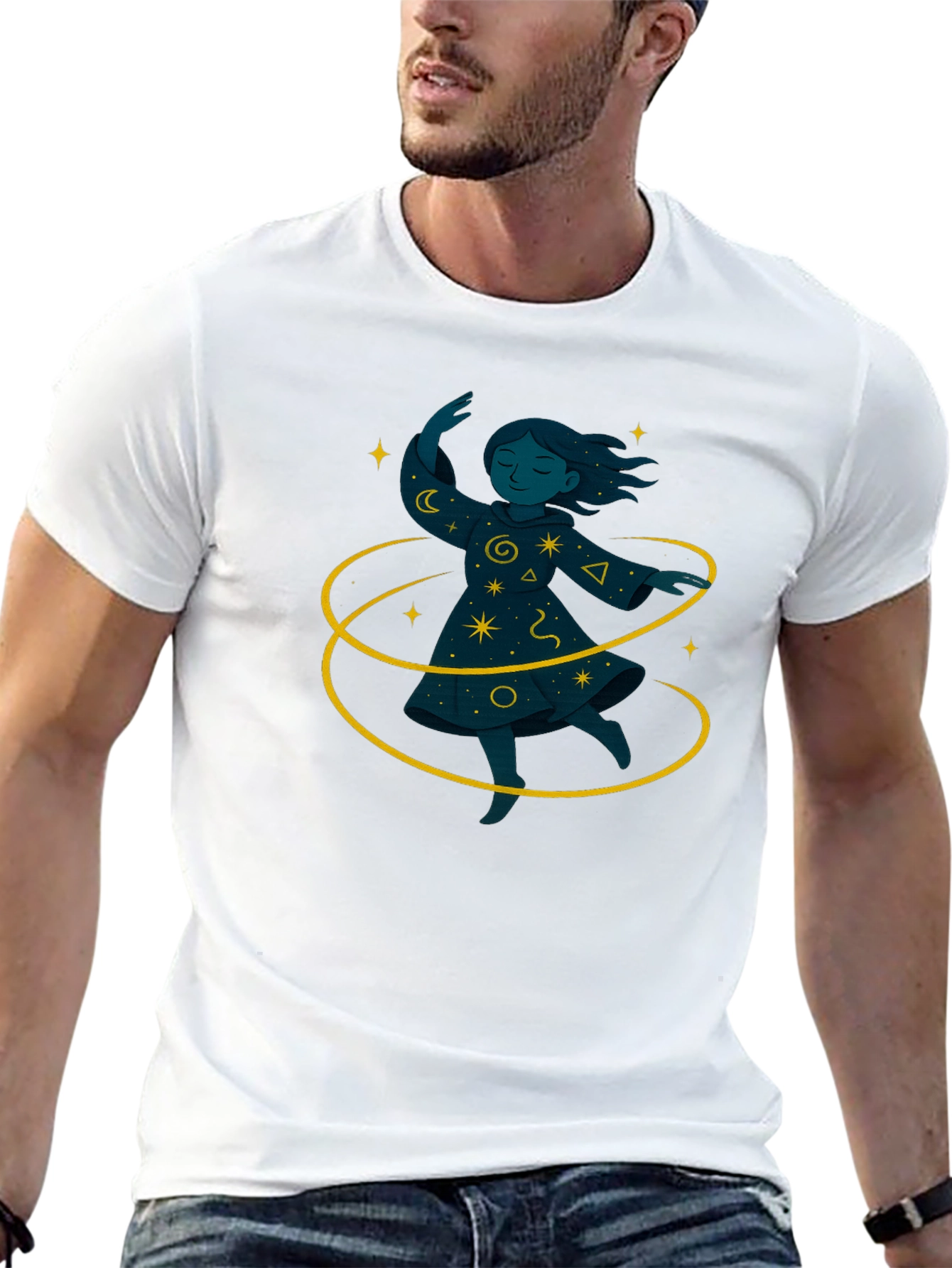 Magical Girl Graphic Black T-Shirt