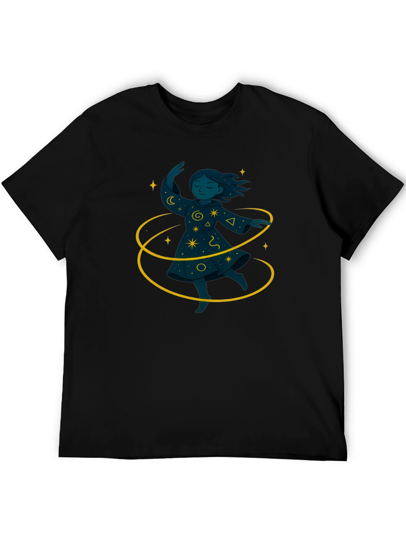 Magical Girl Graphic Black T-Shirt
