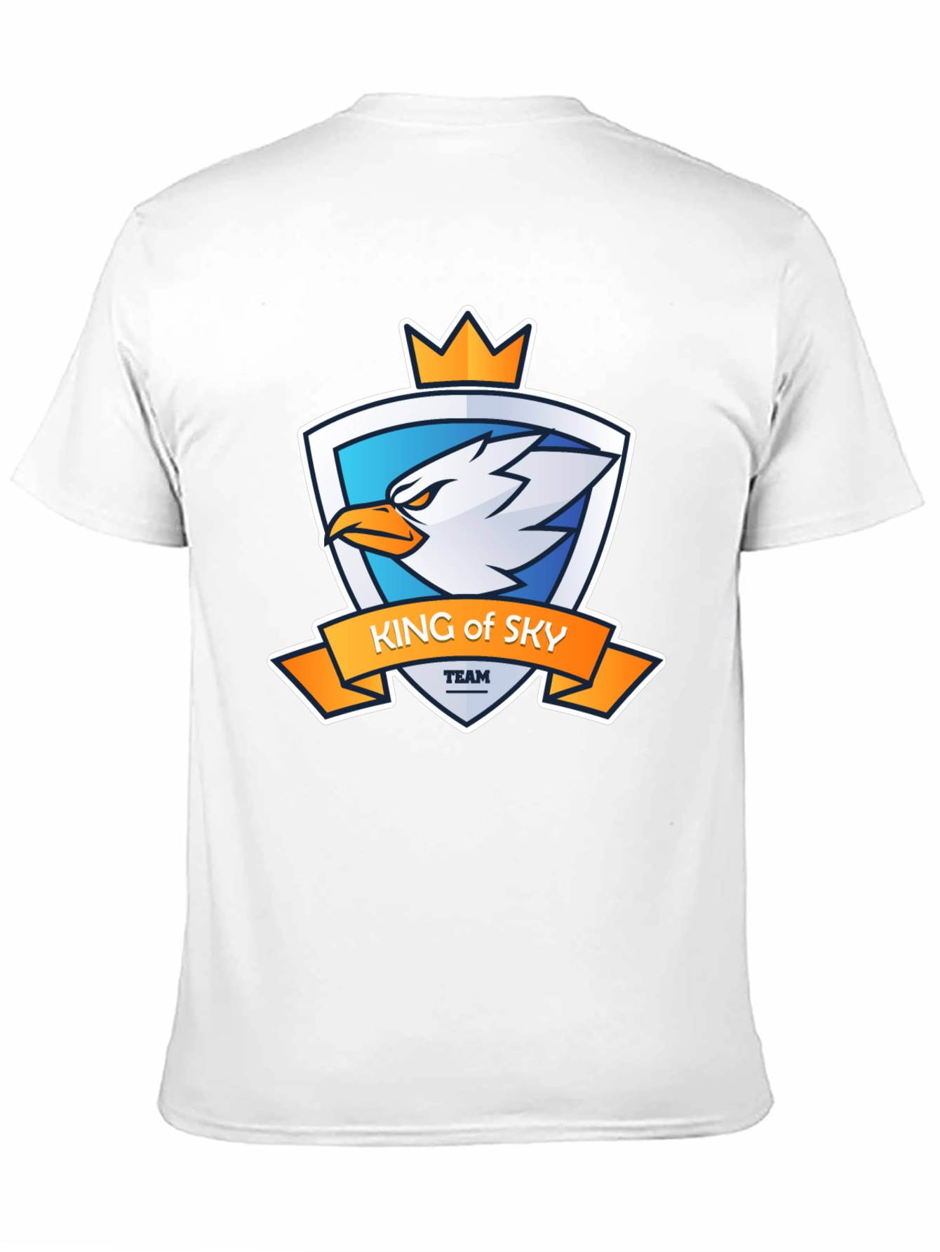 King of Sky Team Black Graphic T-Shirt