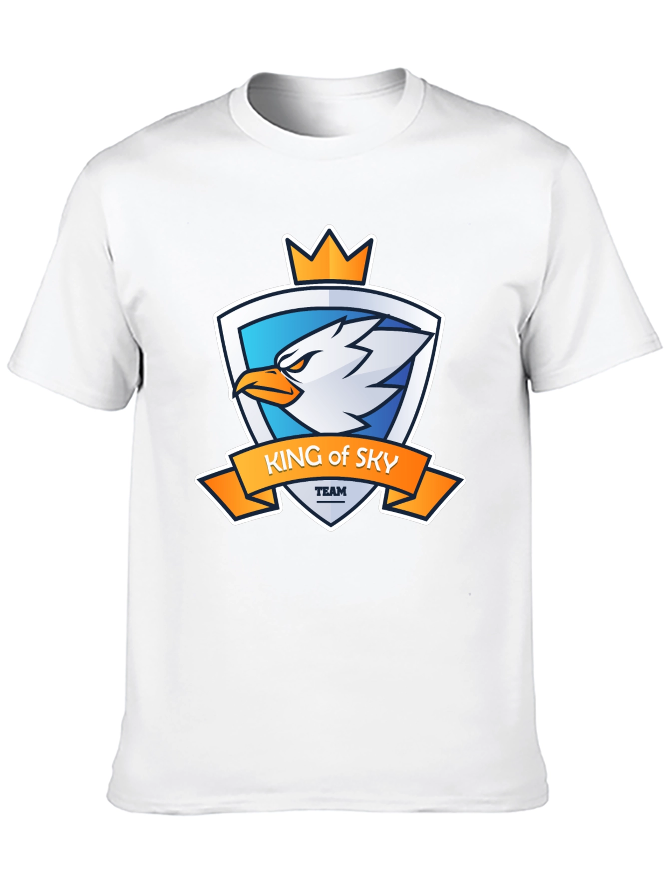King of Sky Team Black Graphic T-Shirt
