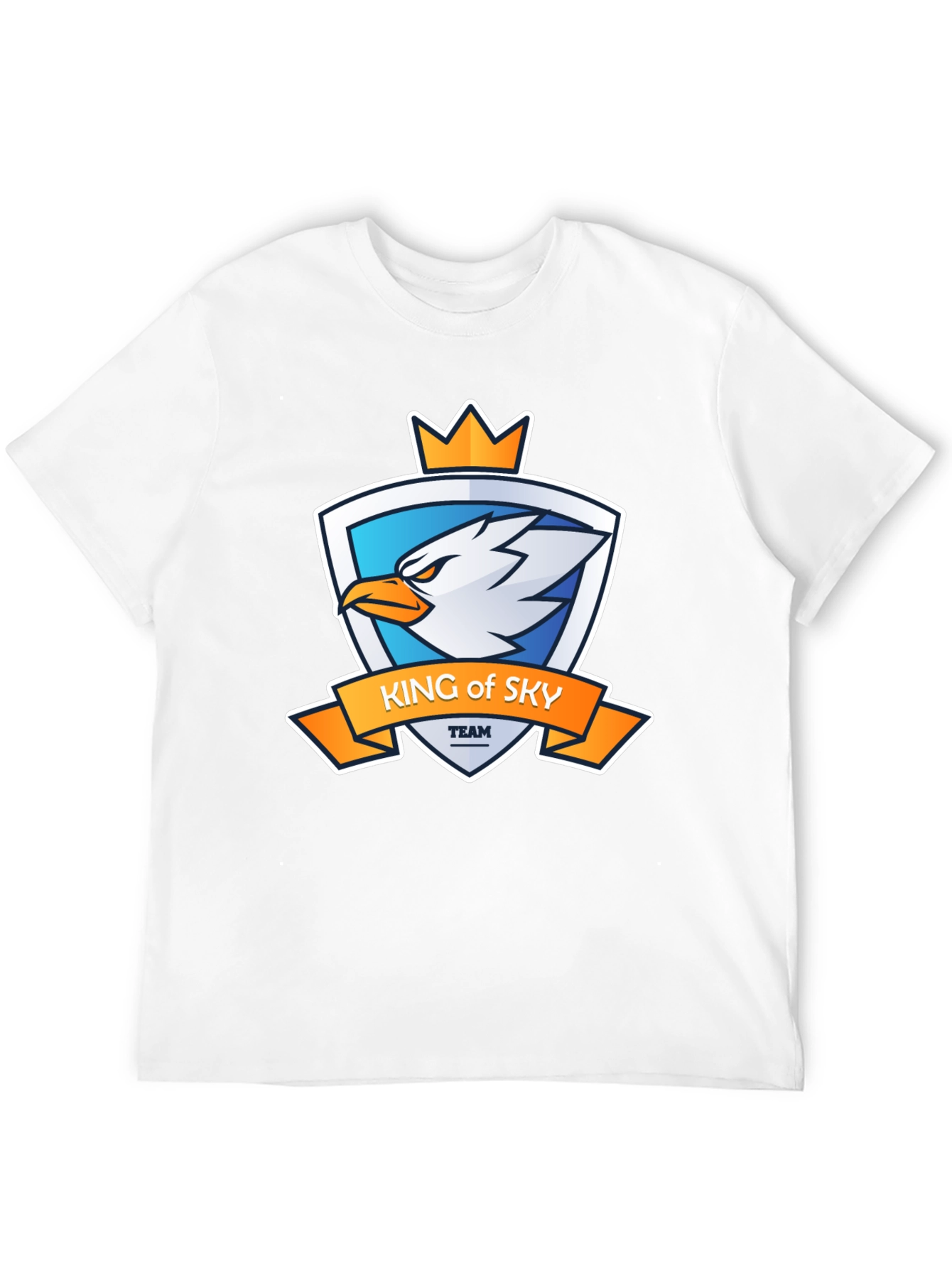 King of Sky Team Black Graphic T-Shirt