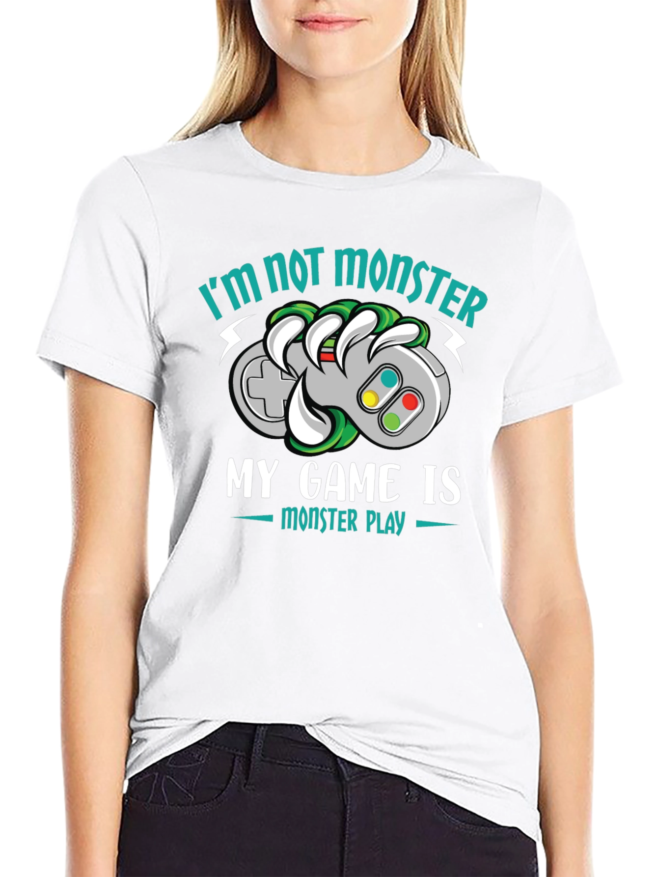 Monster Gamer T-Shirt - Im Not A Monster