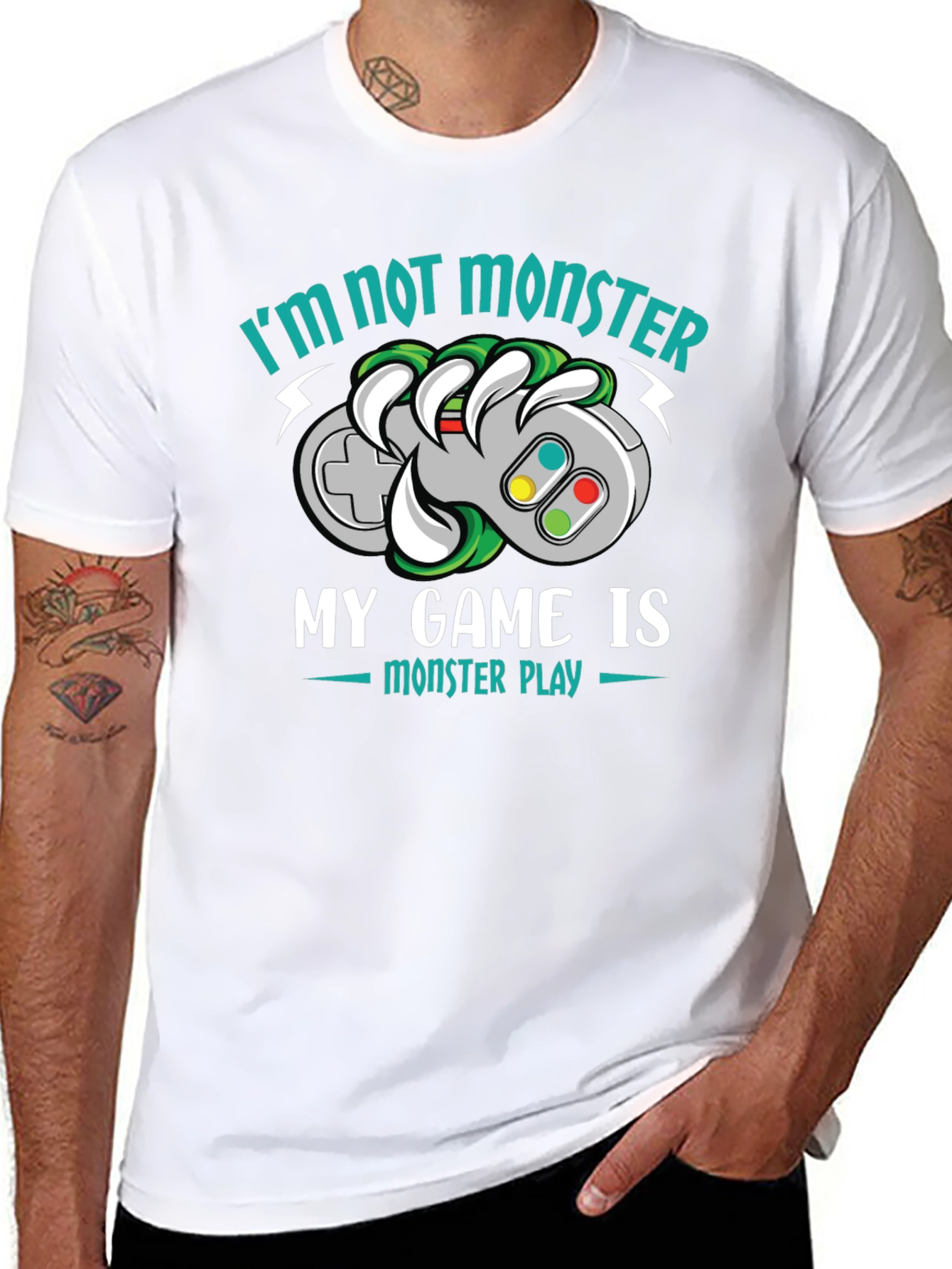 Monster Gamer T-Shirt - Im Not A Monster