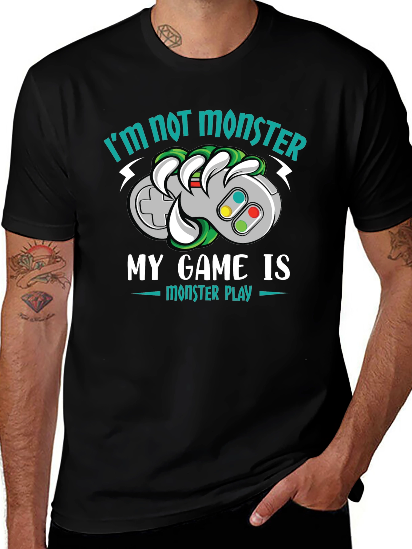 Monster Gamer T-Shirt - Im Not A Monster