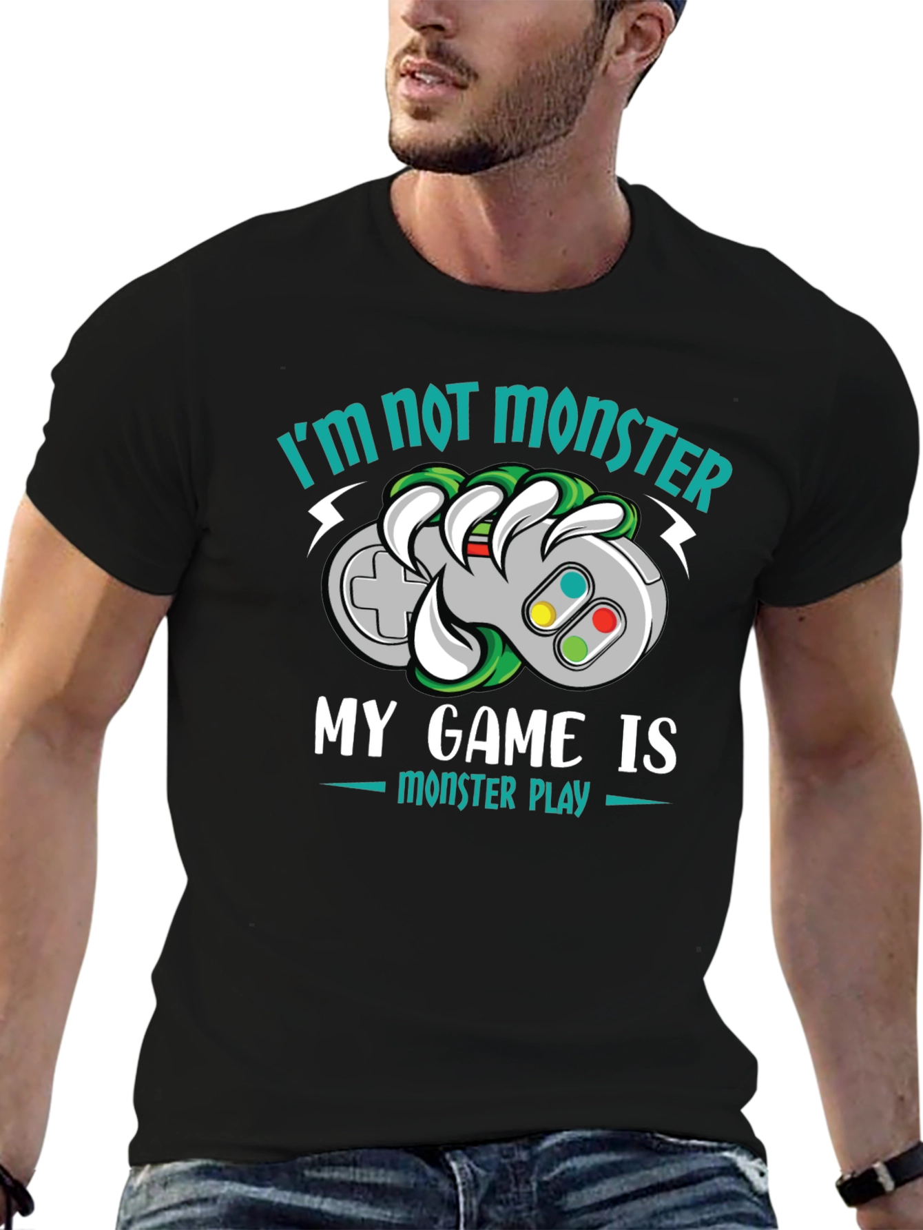 Monster Gamer T-Shirt - Im Not A Monster