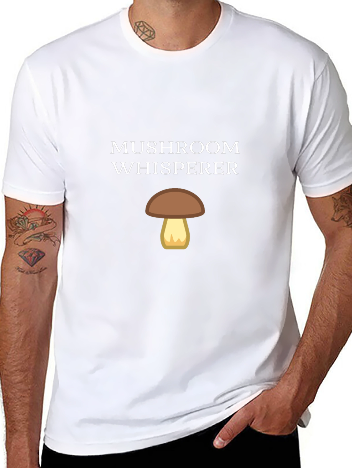 Mushroom Whisperer T-Shirt - Fun Graphic Tee
