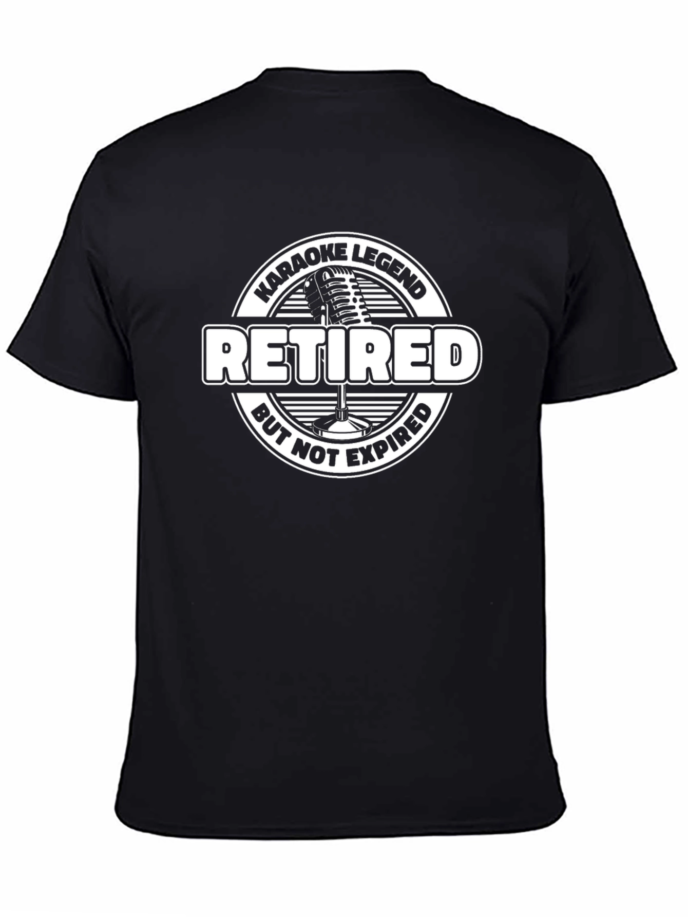 Retired Karaoke Legend T-Shirt - Funny Retirement Gift
