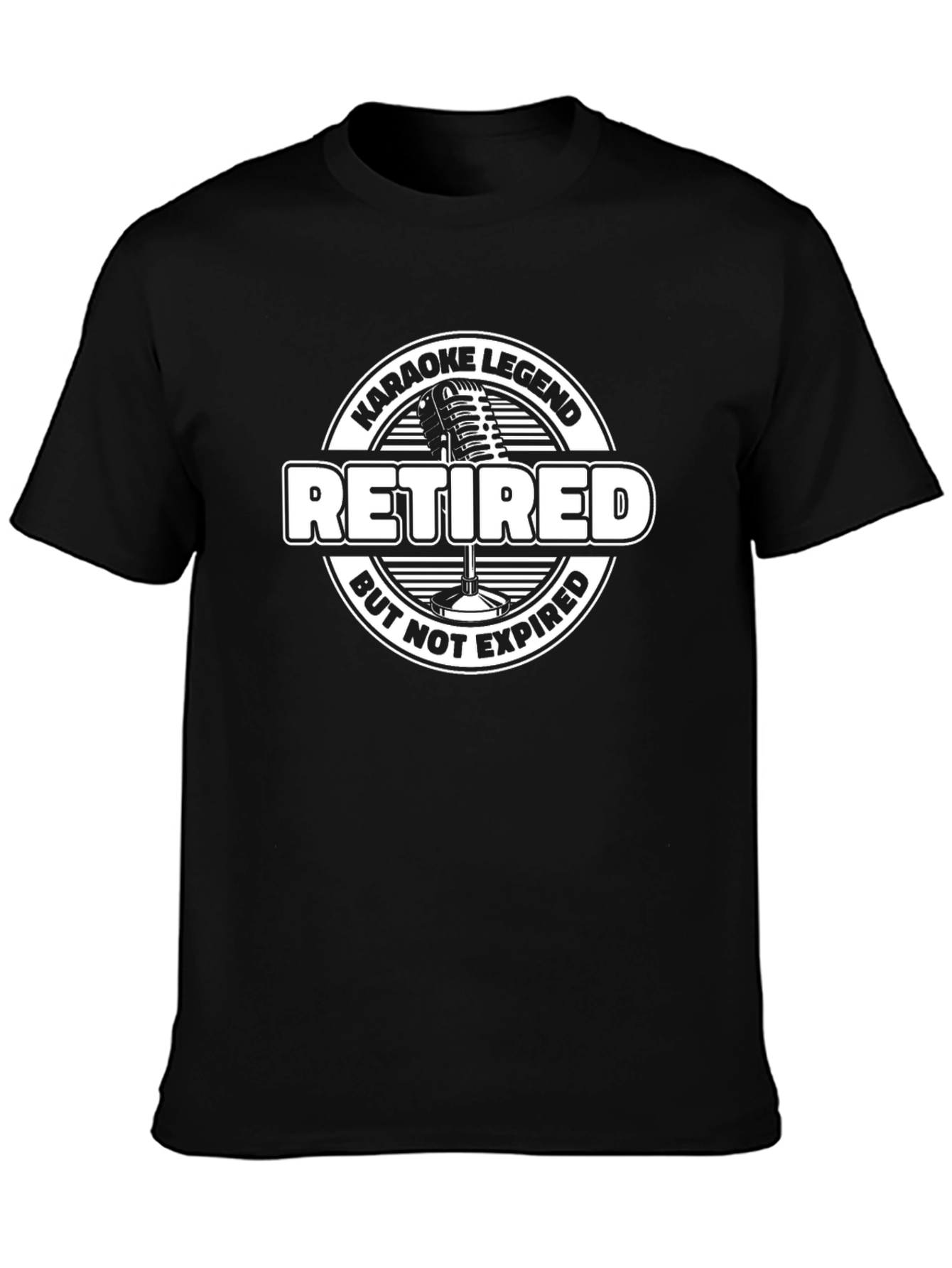 Retired Karaoke Legend T-Shirt - Funny Retirement Gift
