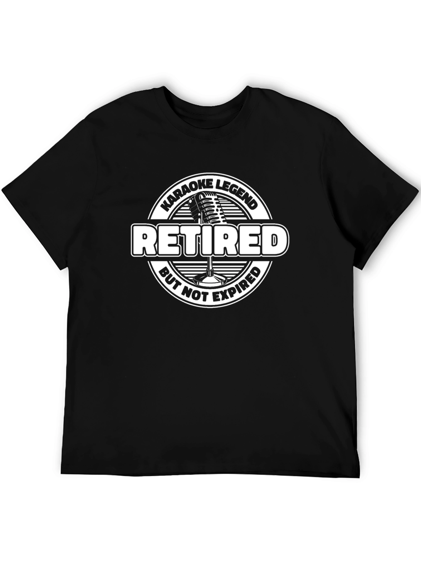 Retired Karaoke Legend T-Shirt - Funny Retirement Gift