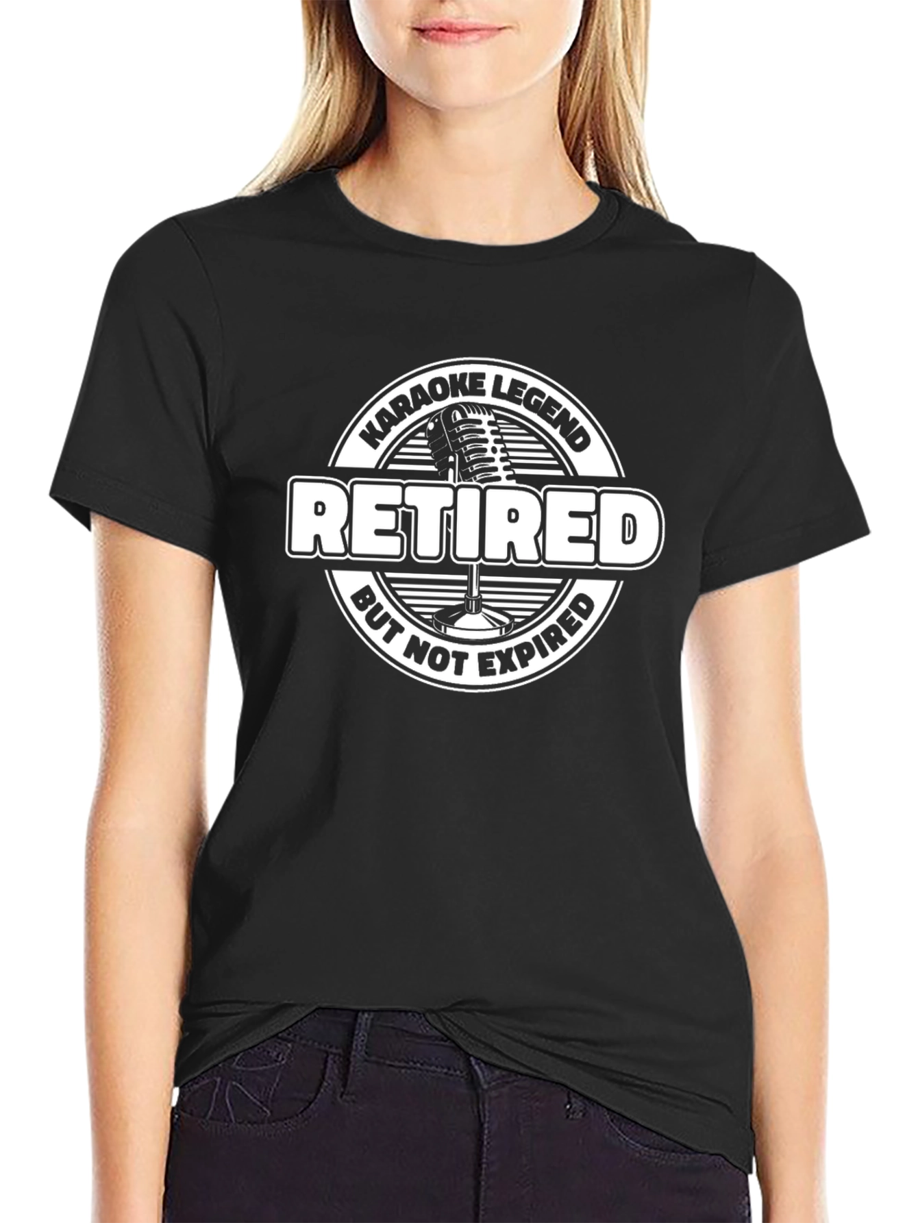 Retired Karaoke Legend T-Shirt - Funny Retirement Gift