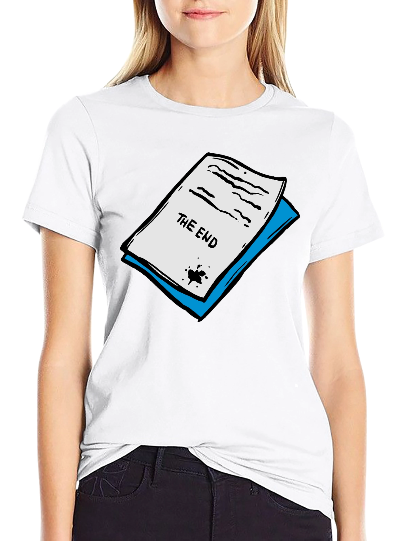 The End Graphic Tee - Stylish Cotton Blend T-Shirt