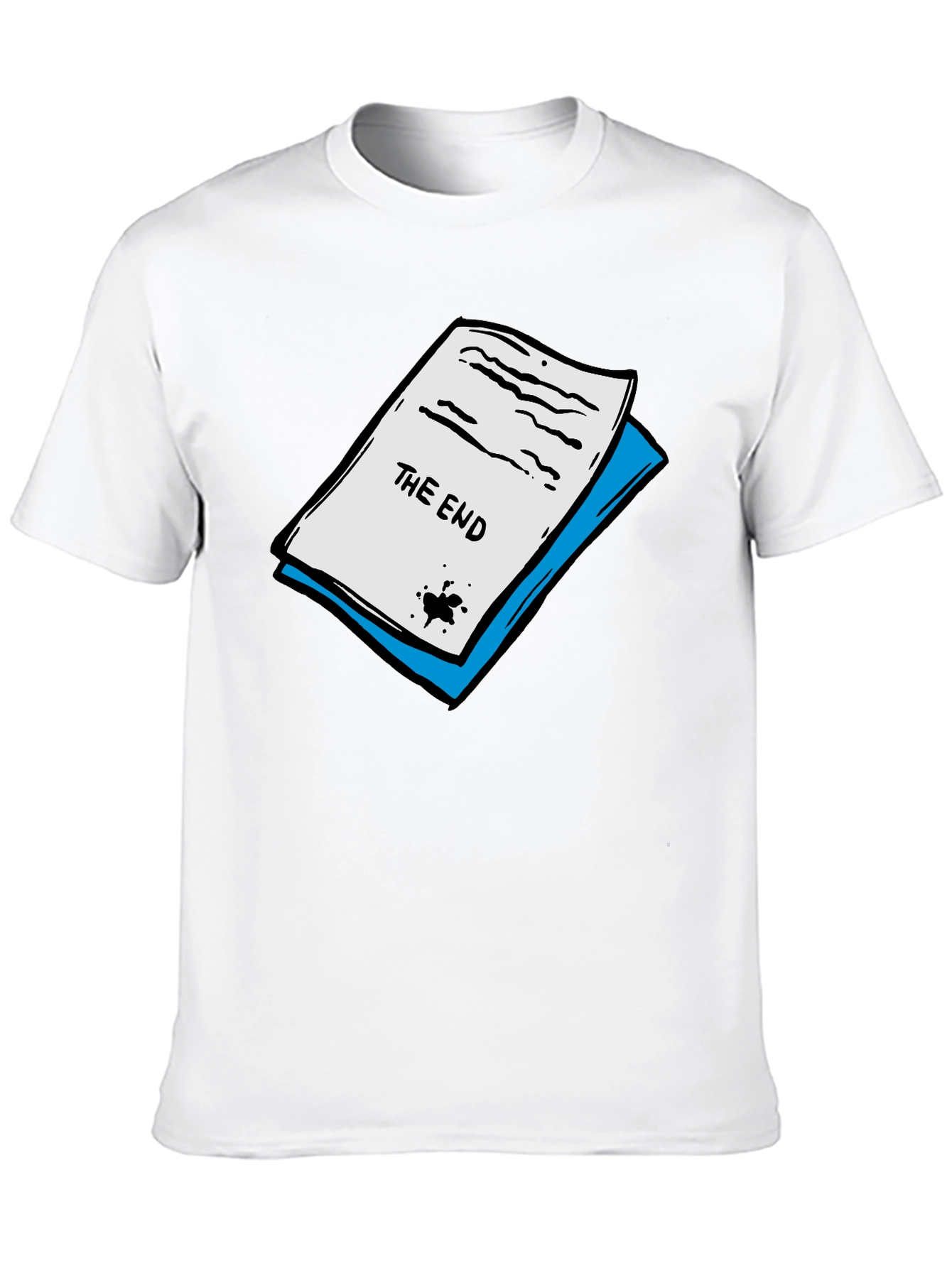 The End Graphic Tee - Stylish Cotton Blend T-Shirt