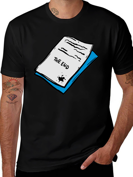 The End Graphic Tee - Stylish Cotton Blend T-Shirt