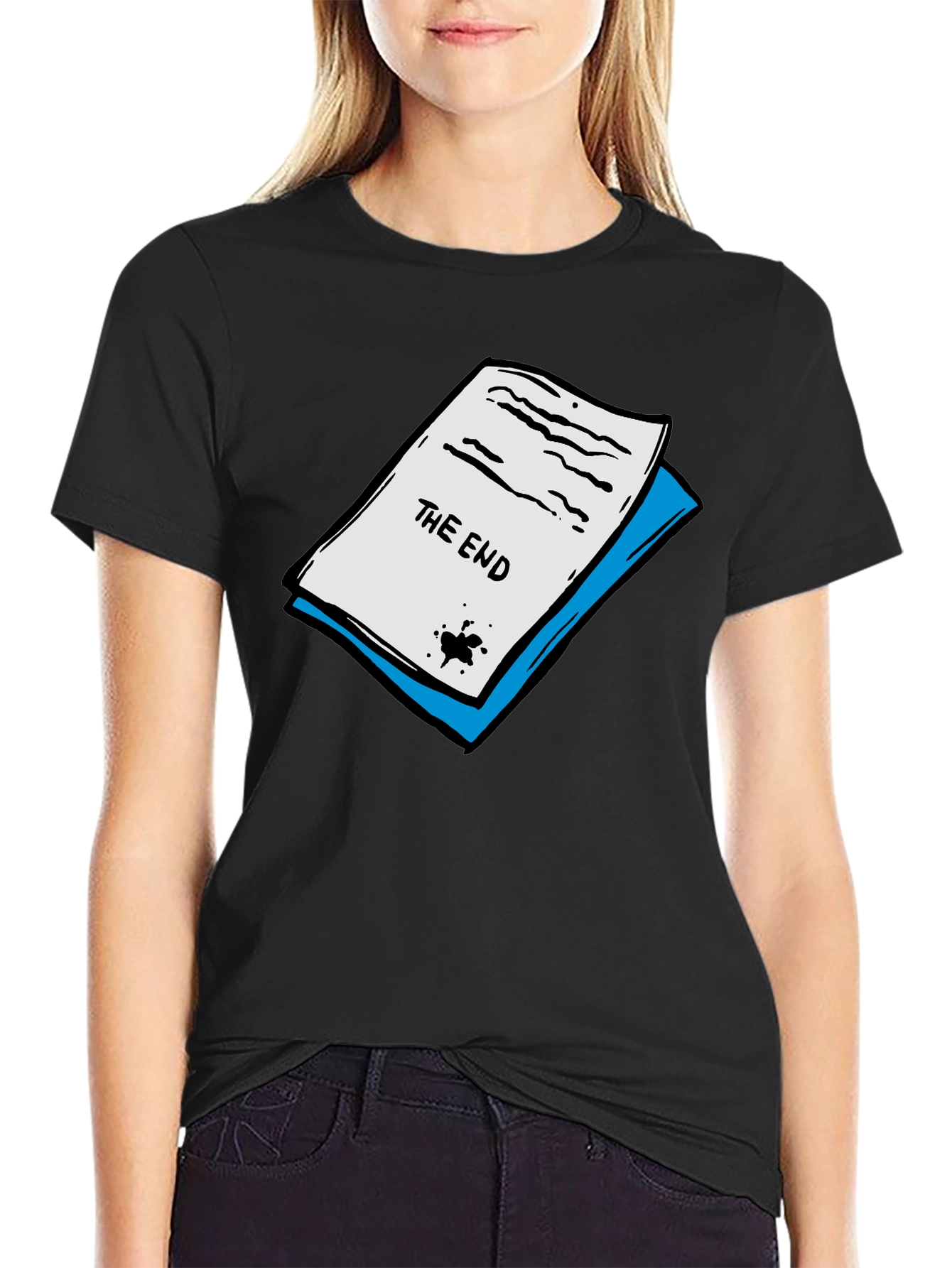 The End Graphic Tee - Stylish Cotton Blend T-Shirt