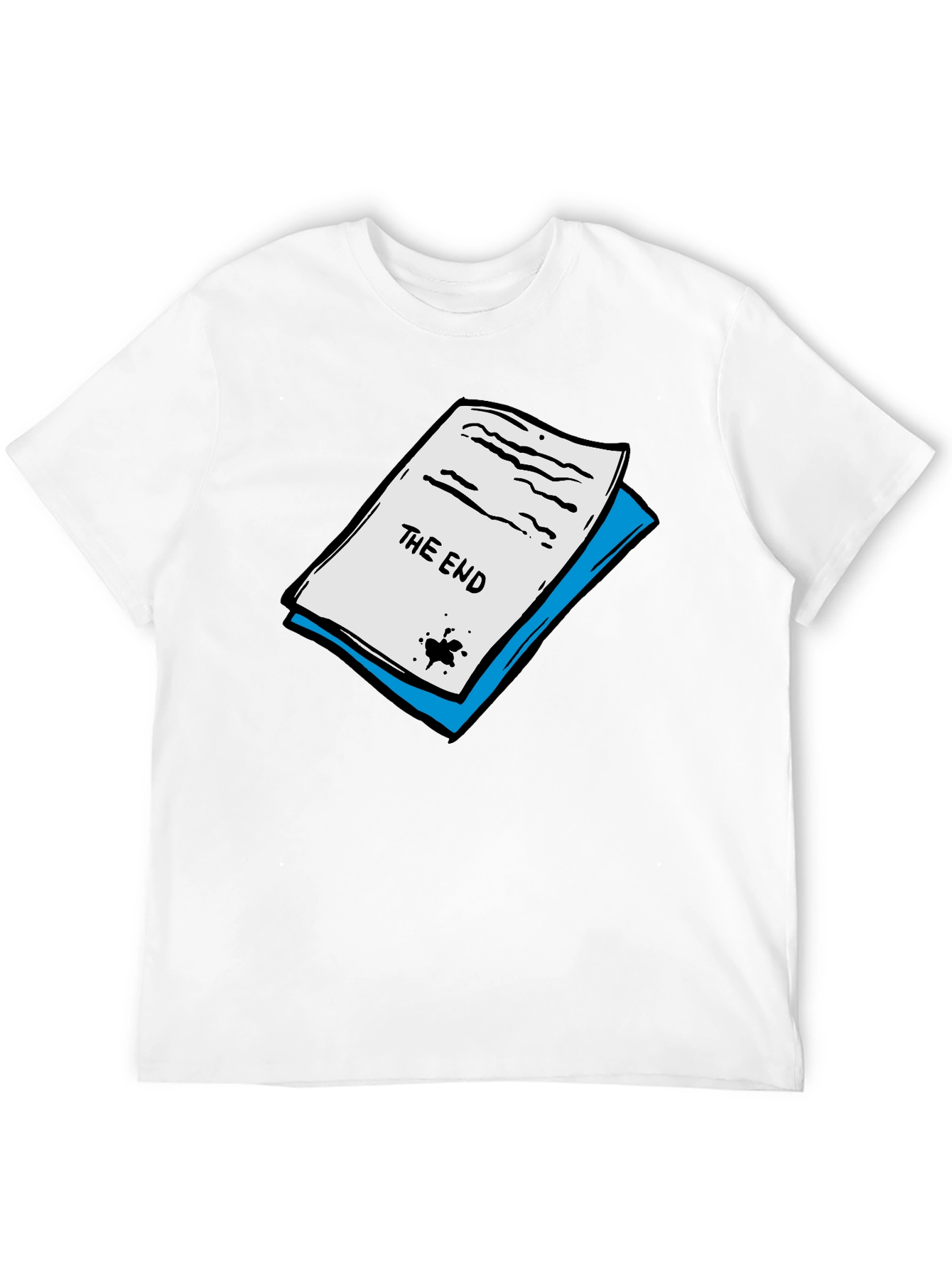 The End Graphic Tee - Stylish Cotton Blend T-Shirt