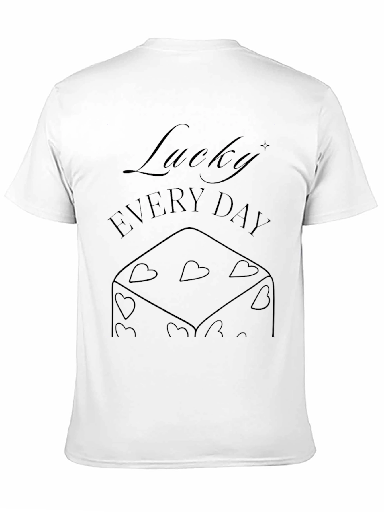 Lucky Everyday Graphic Tee - Black