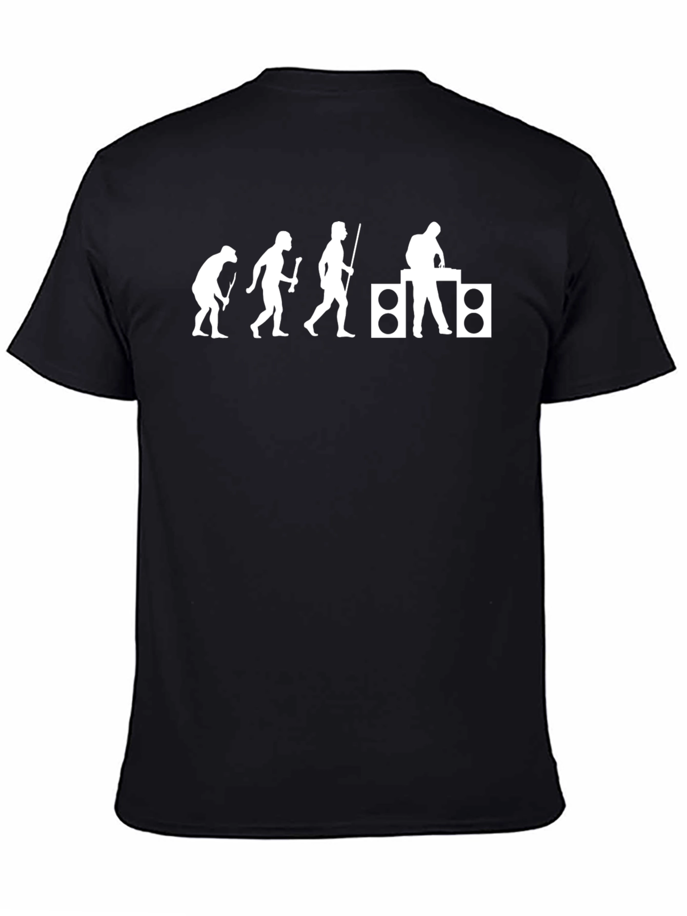 DJ Evolution Black T-Shirt - Music Lover Tee