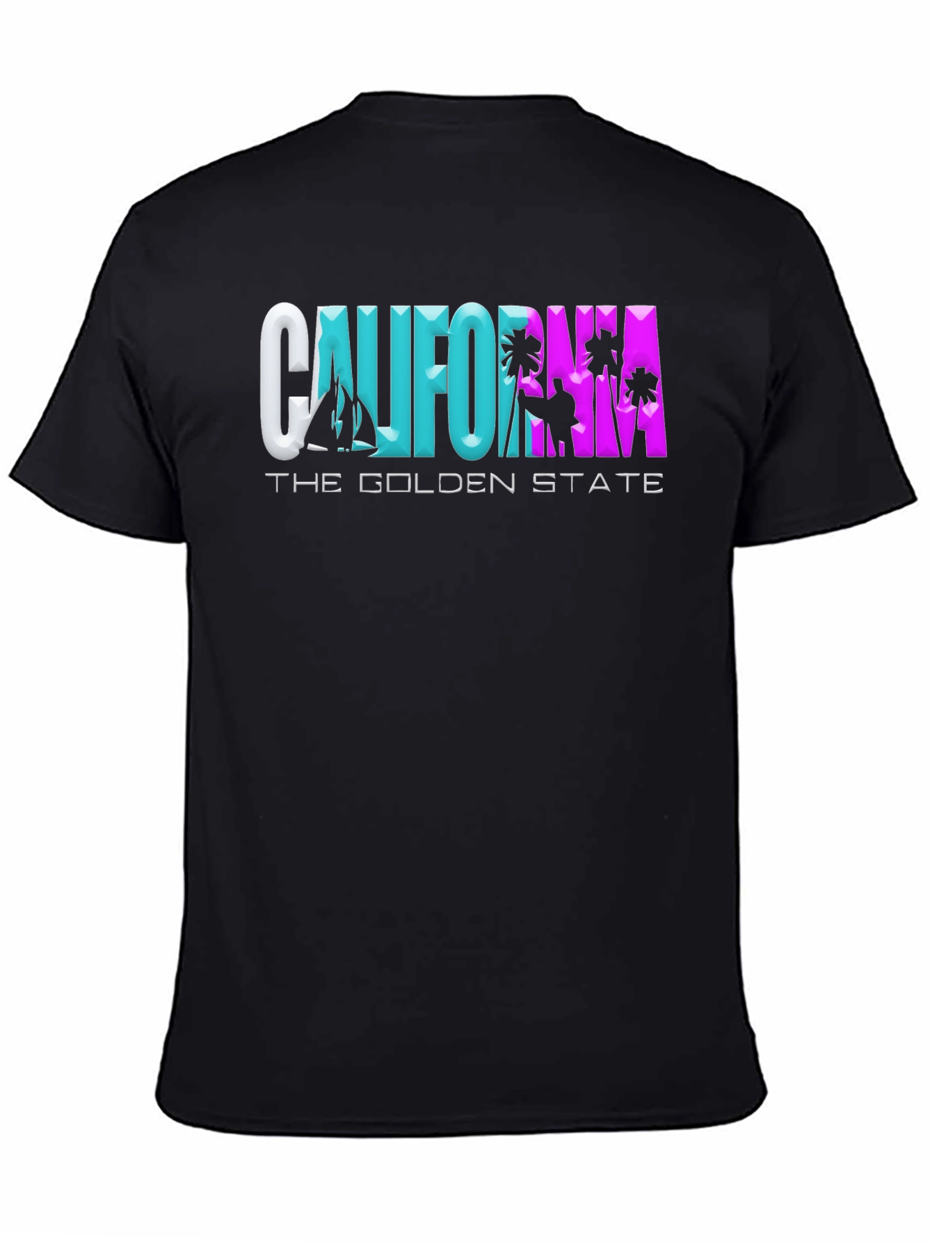 California Golden State Graphic T-Shirt