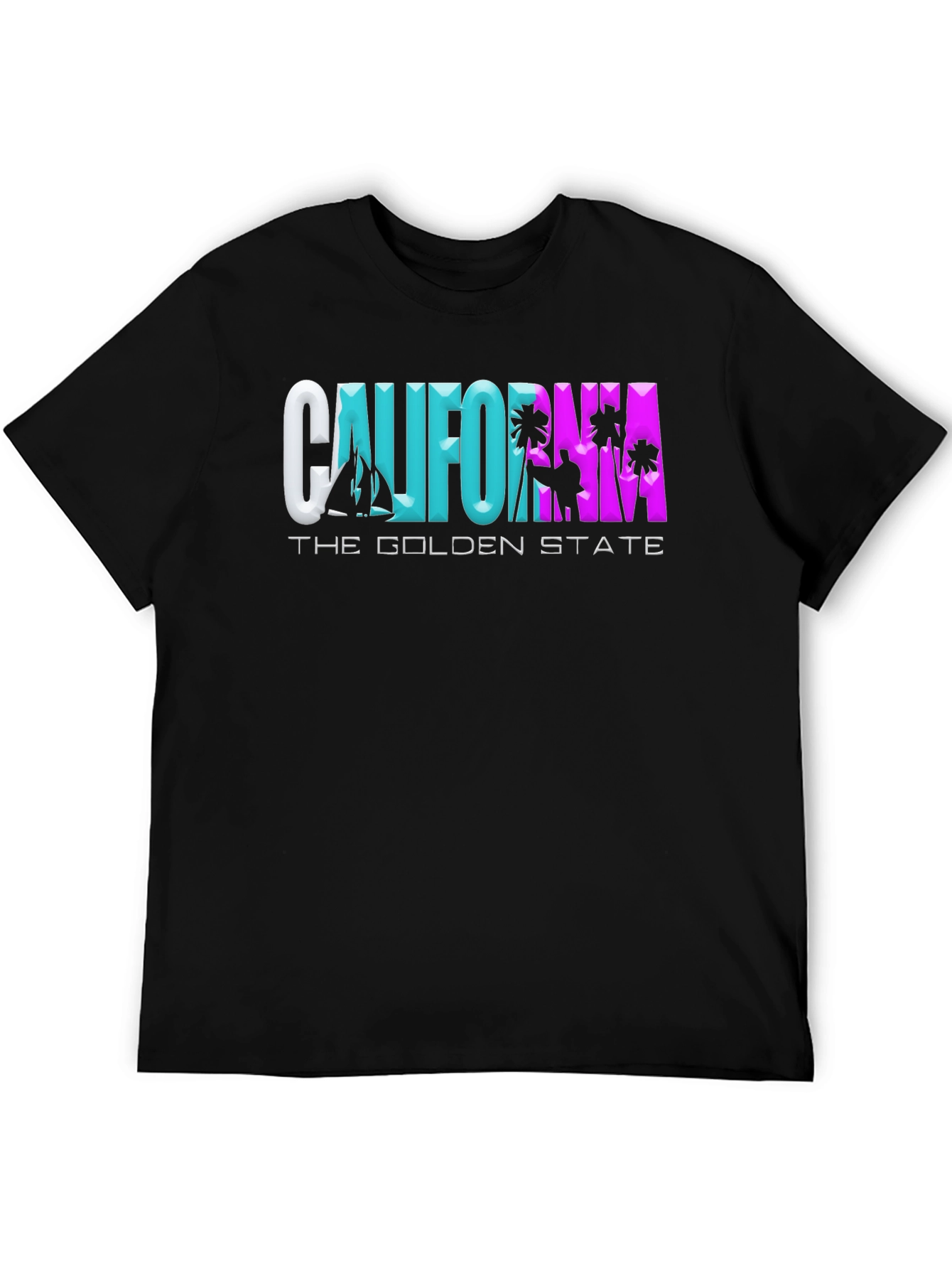 California Golden State Graphic T-Shirt