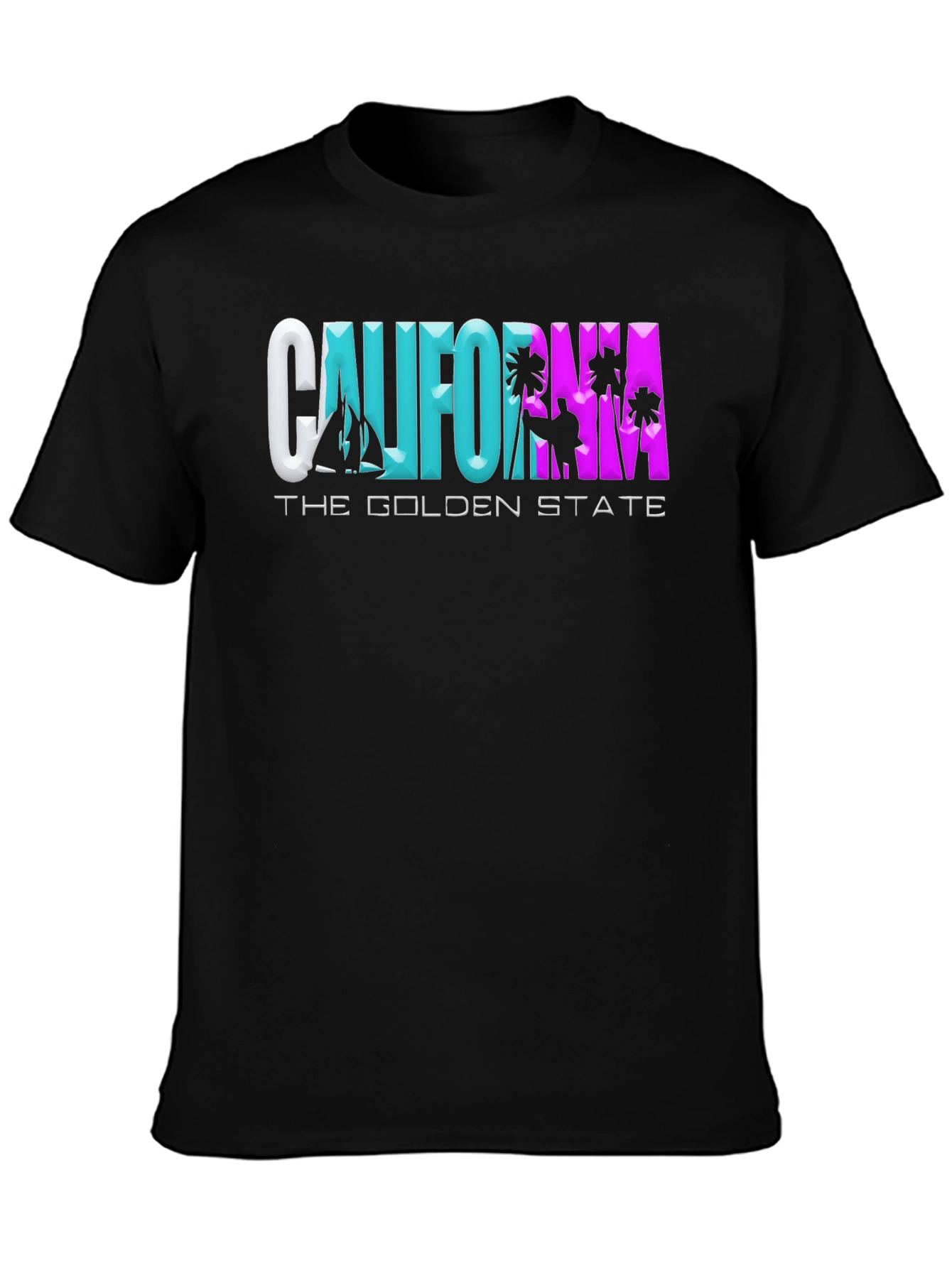California Golden State Graphic T-Shirt