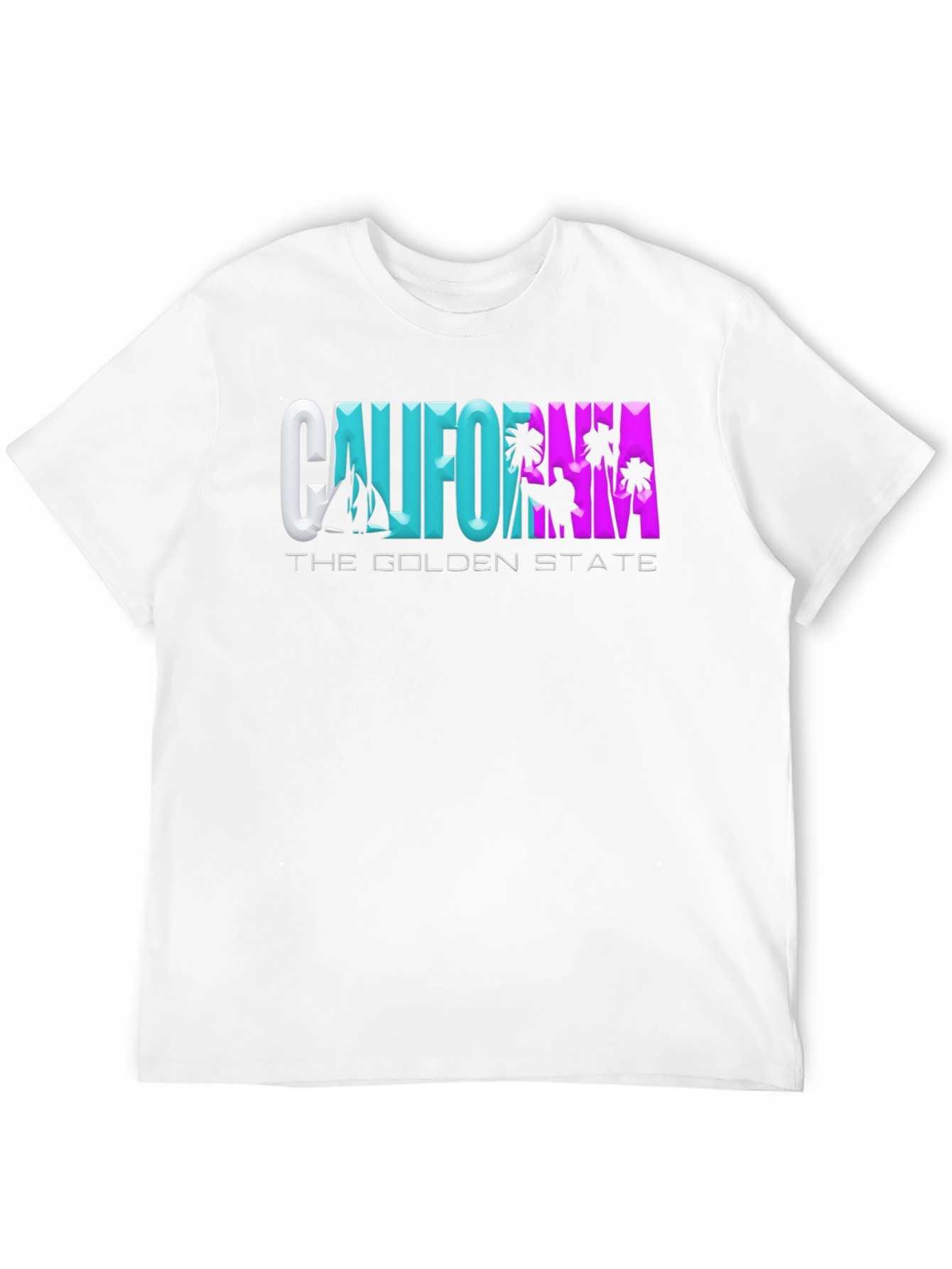 California Golden State Graphic T-Shirt