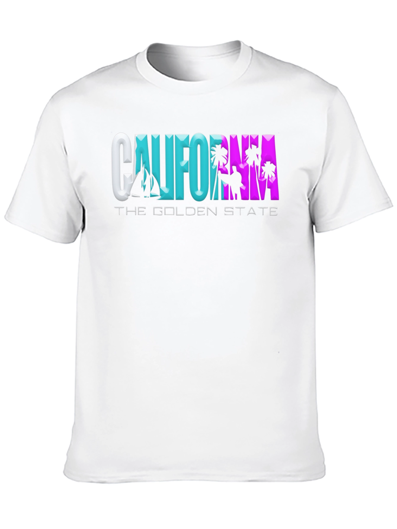 California Golden State Graphic T-Shirt