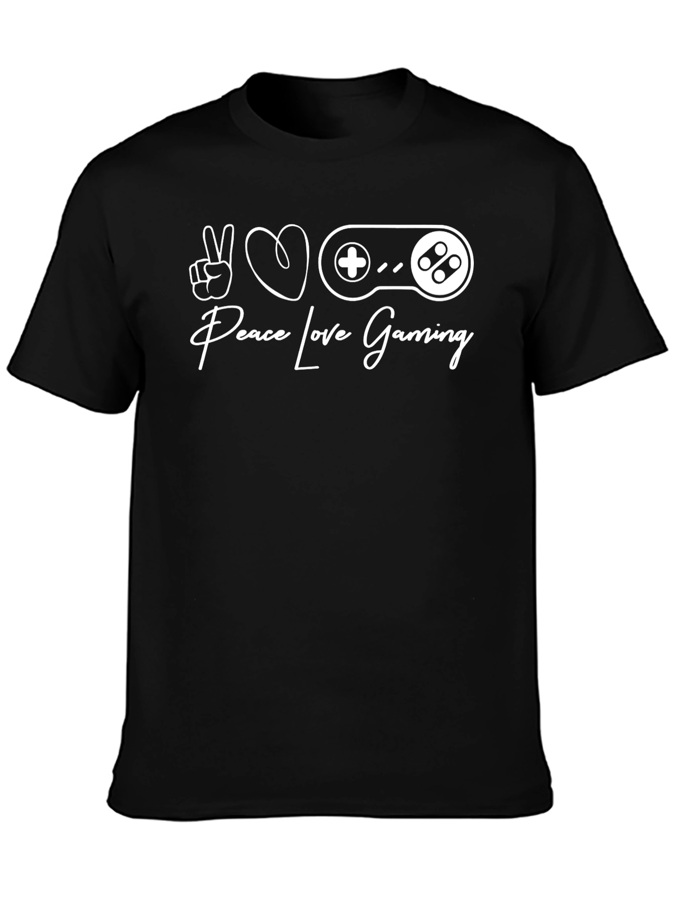 Peace Love Gaming T-Shirt - Gamer Apparel