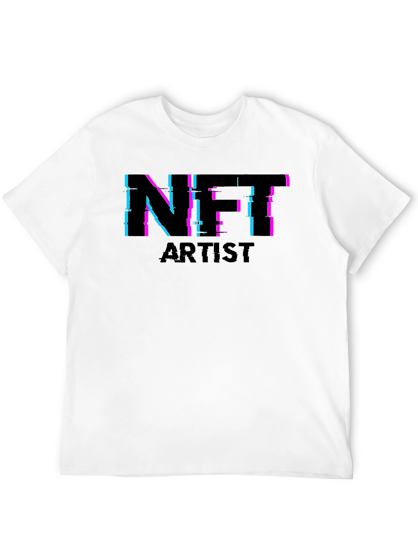NFT Artist Black Tee - Crypto Art Fashion