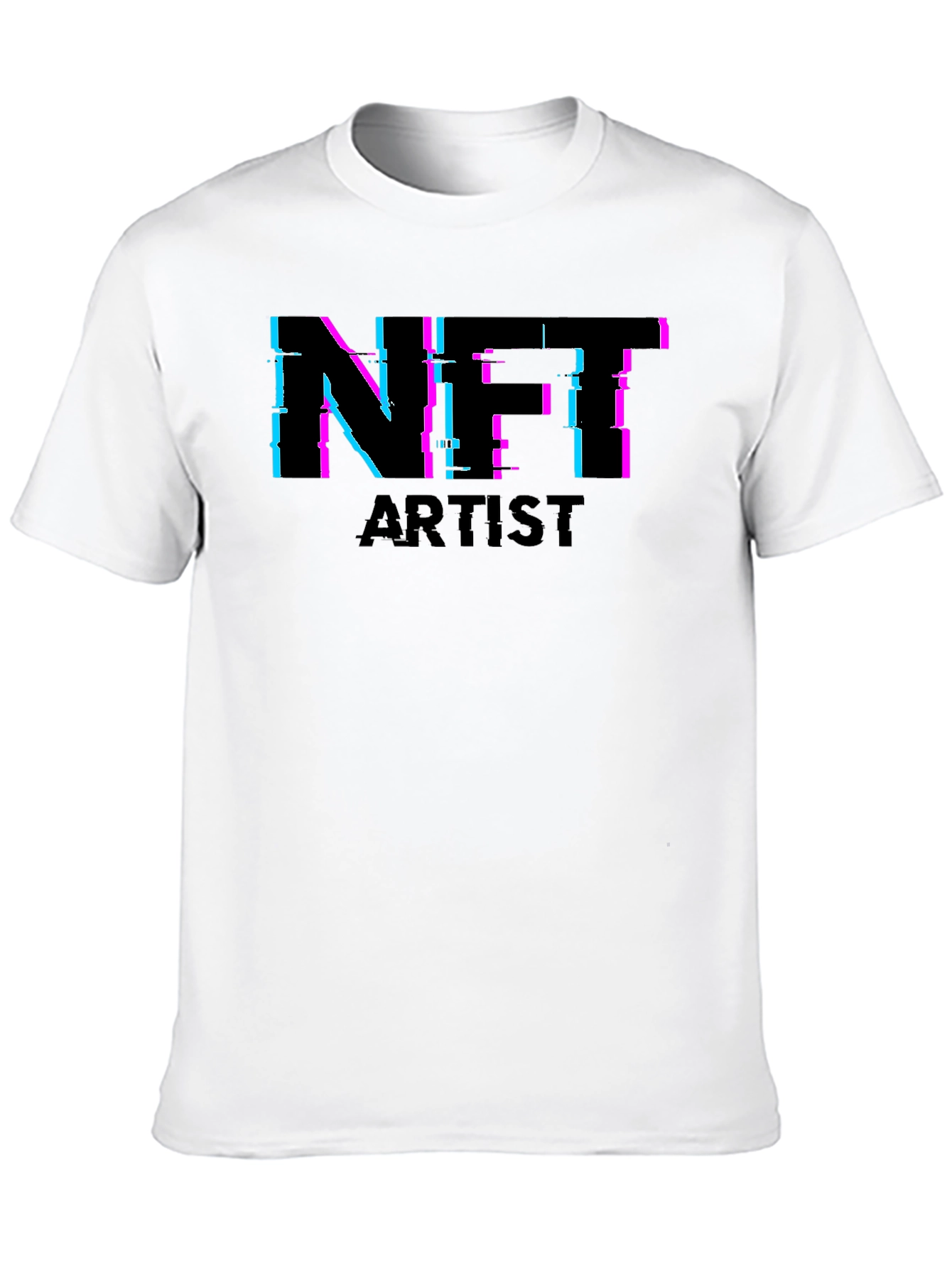 NFT Artist Black Tee - Crypto Art Fashion