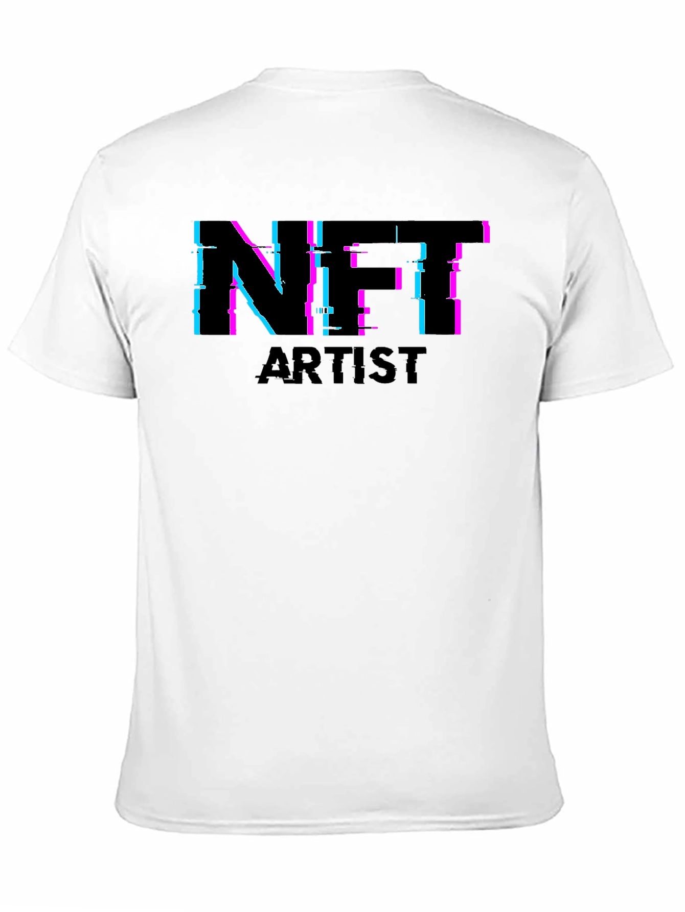 NFT Artist Black Tee - Crypto Art Fashion