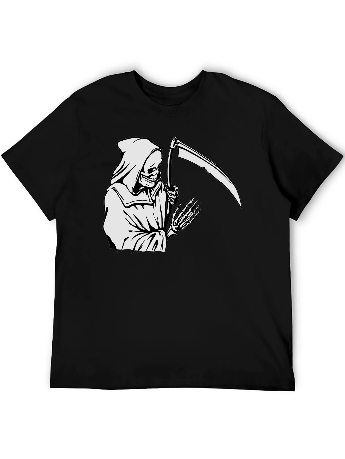 Grim Reaper Graphic T-Shirt - Black