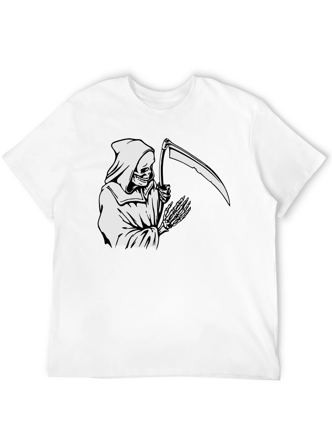 Grim Reaper Graphic T-Shirt - Black