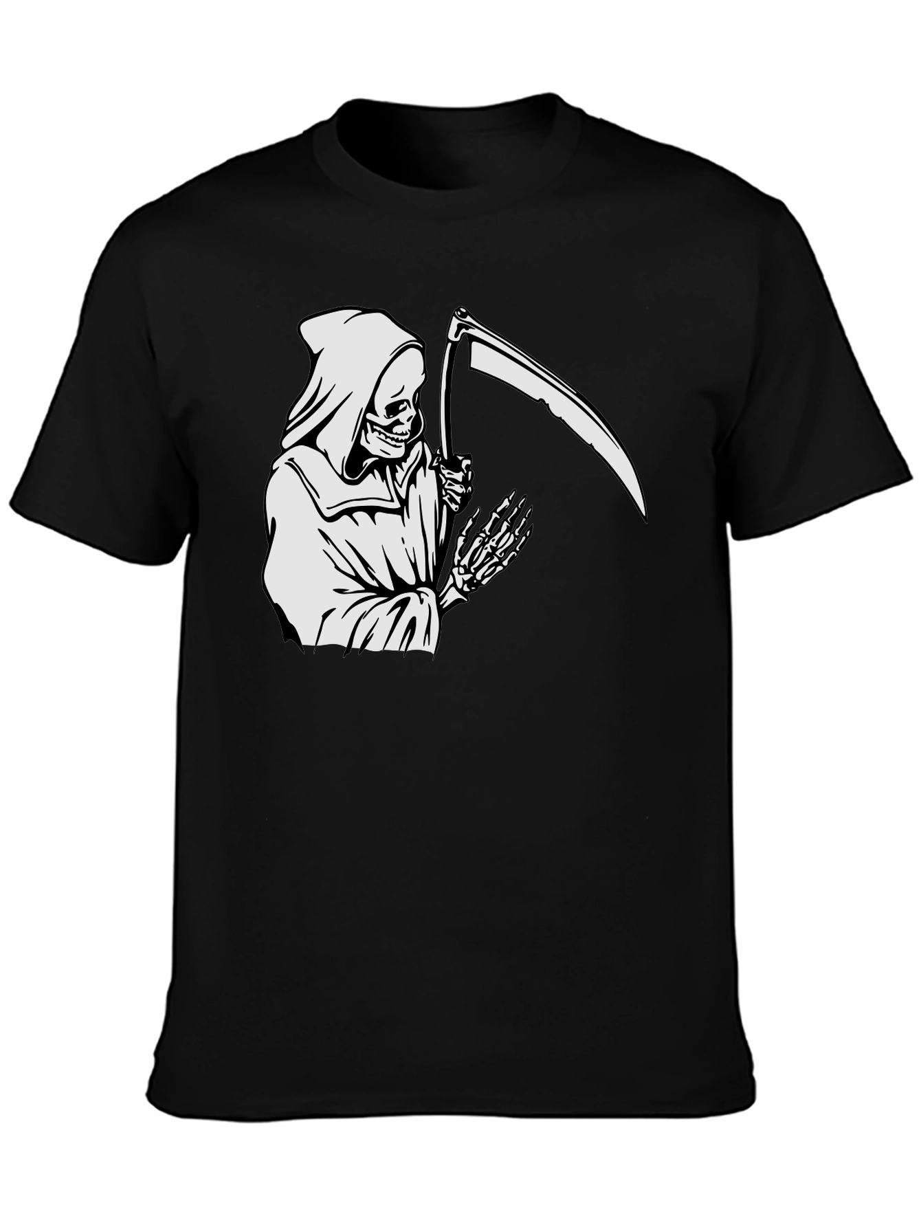 Grim Reaper Graphic T-Shirt - Black