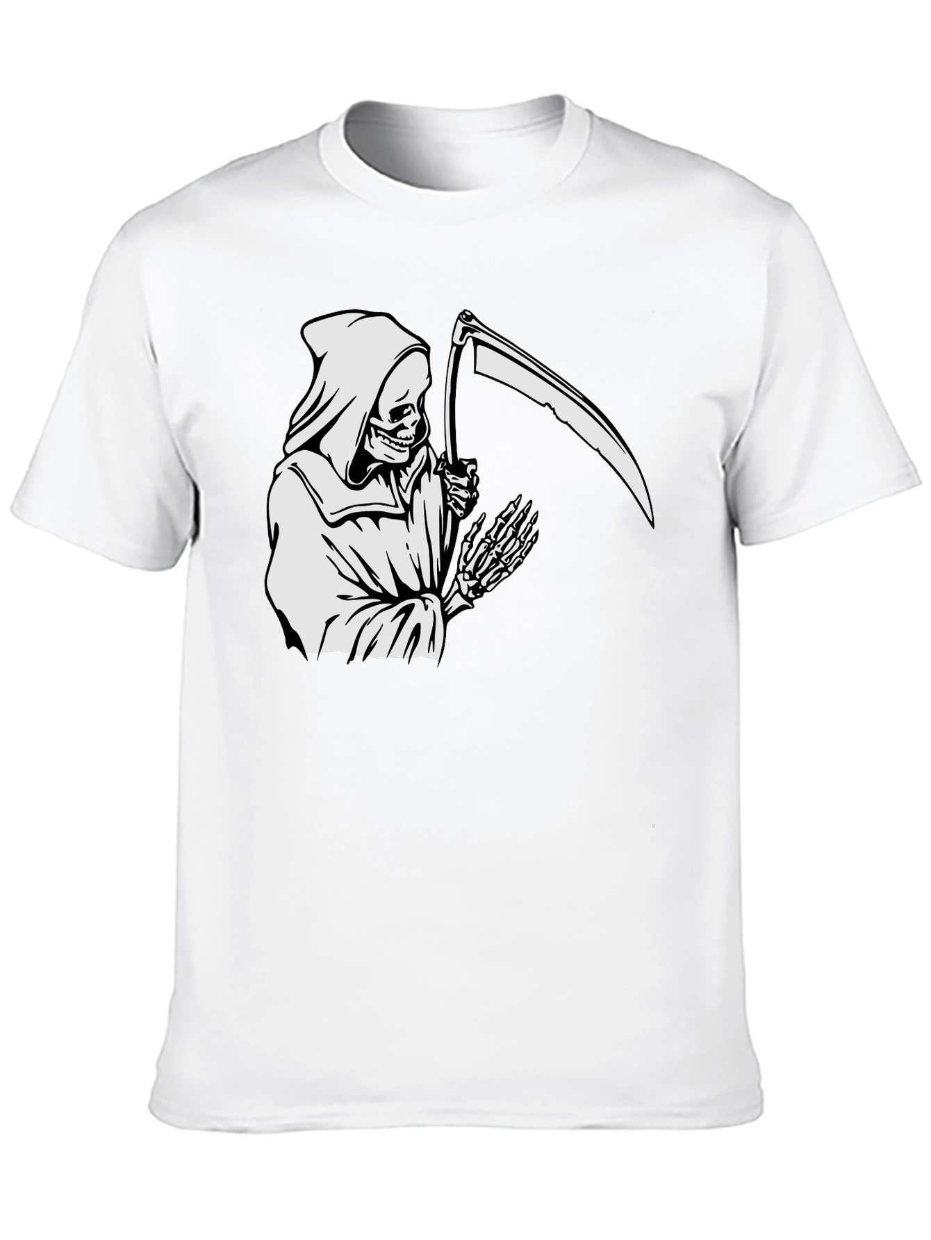 Grim Reaper Graphic T-Shirt - Black