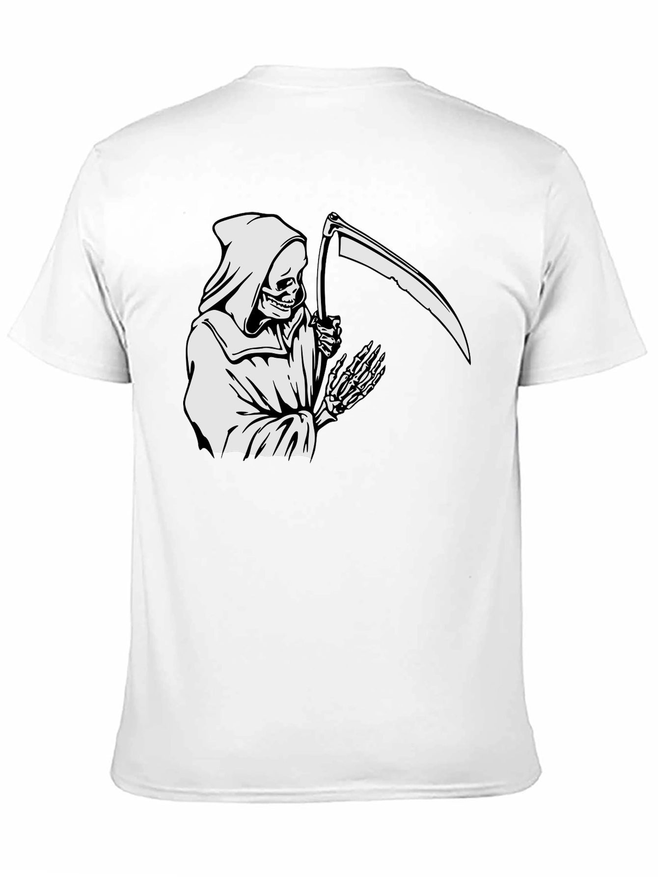 Grim Reaper Graphic T-Shirt - Black
