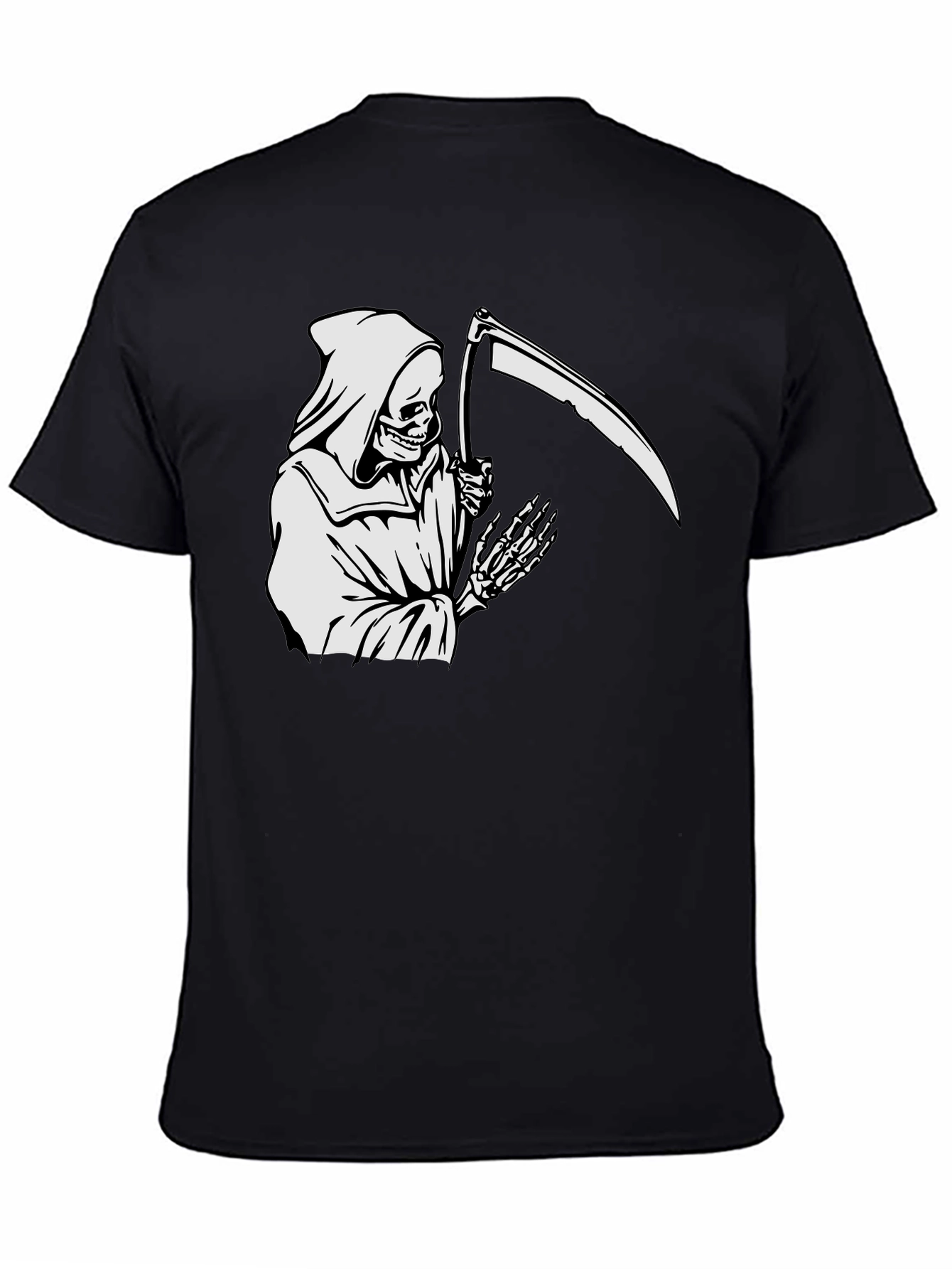 Grim Reaper Graphic T-Shirt - Black