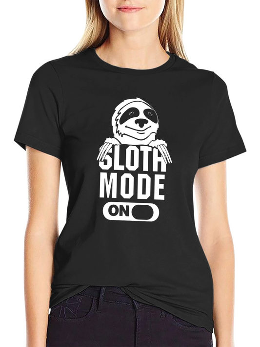 Sloth Mode On Graphic T-Shirt - Comfort & Style