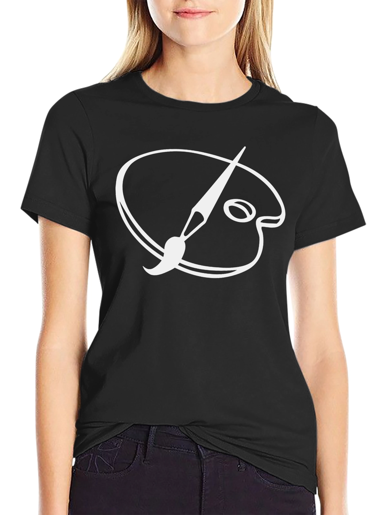 Artist Palette T-Shirt - Creative Design