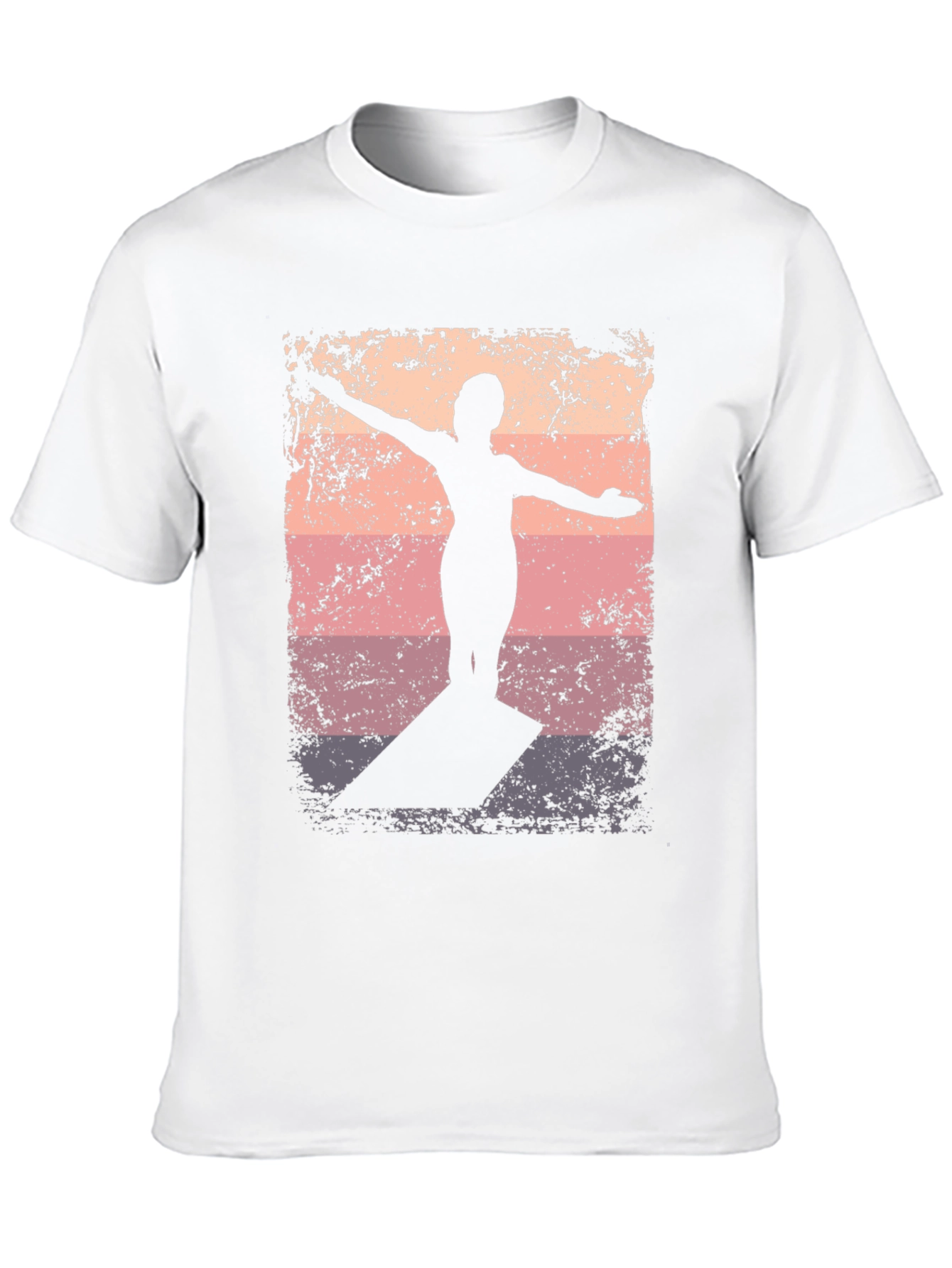 Sunset Diver Graphic Tee - Retro Style