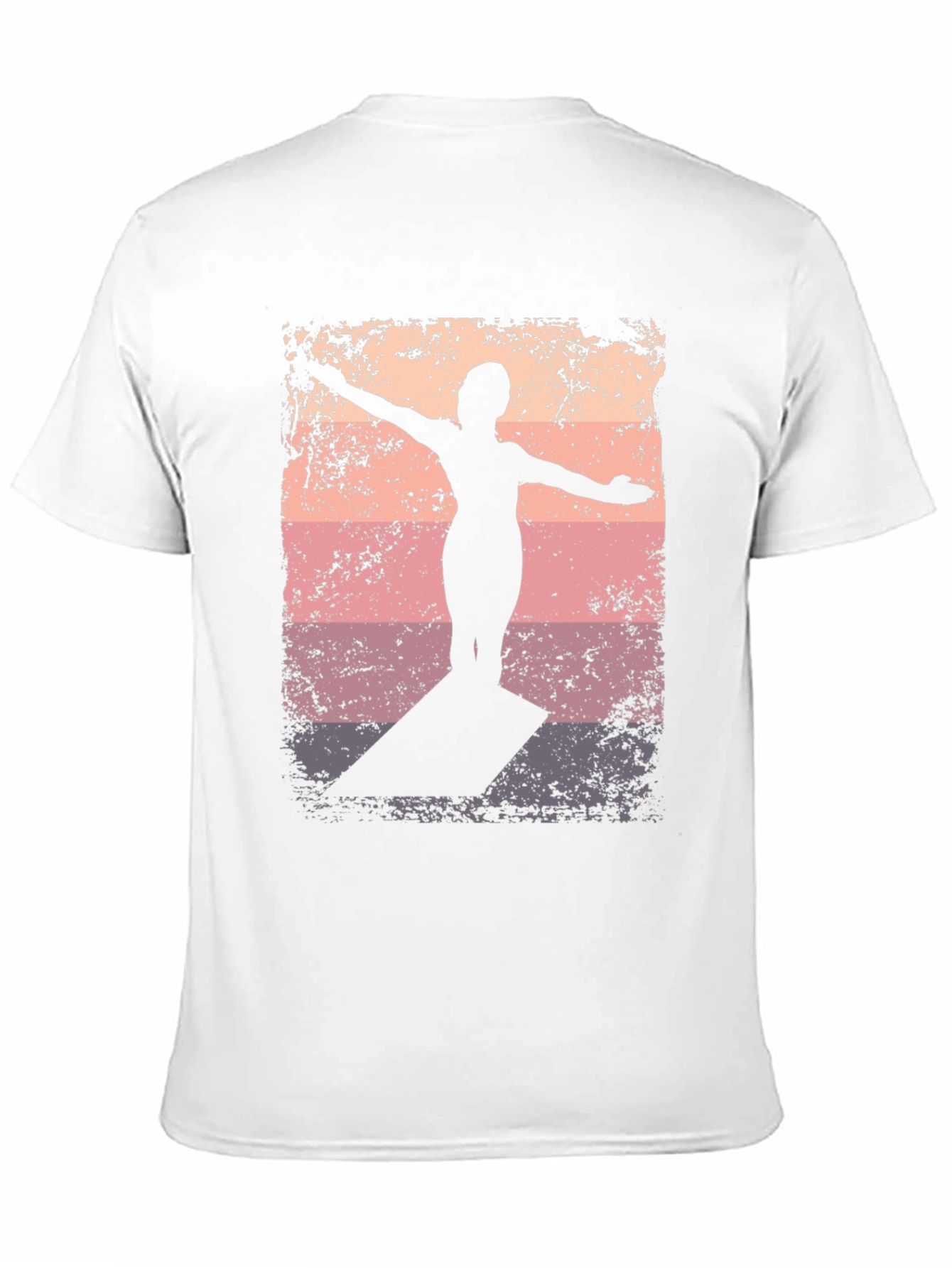 Sunset Diver Graphic Tee - Retro Style