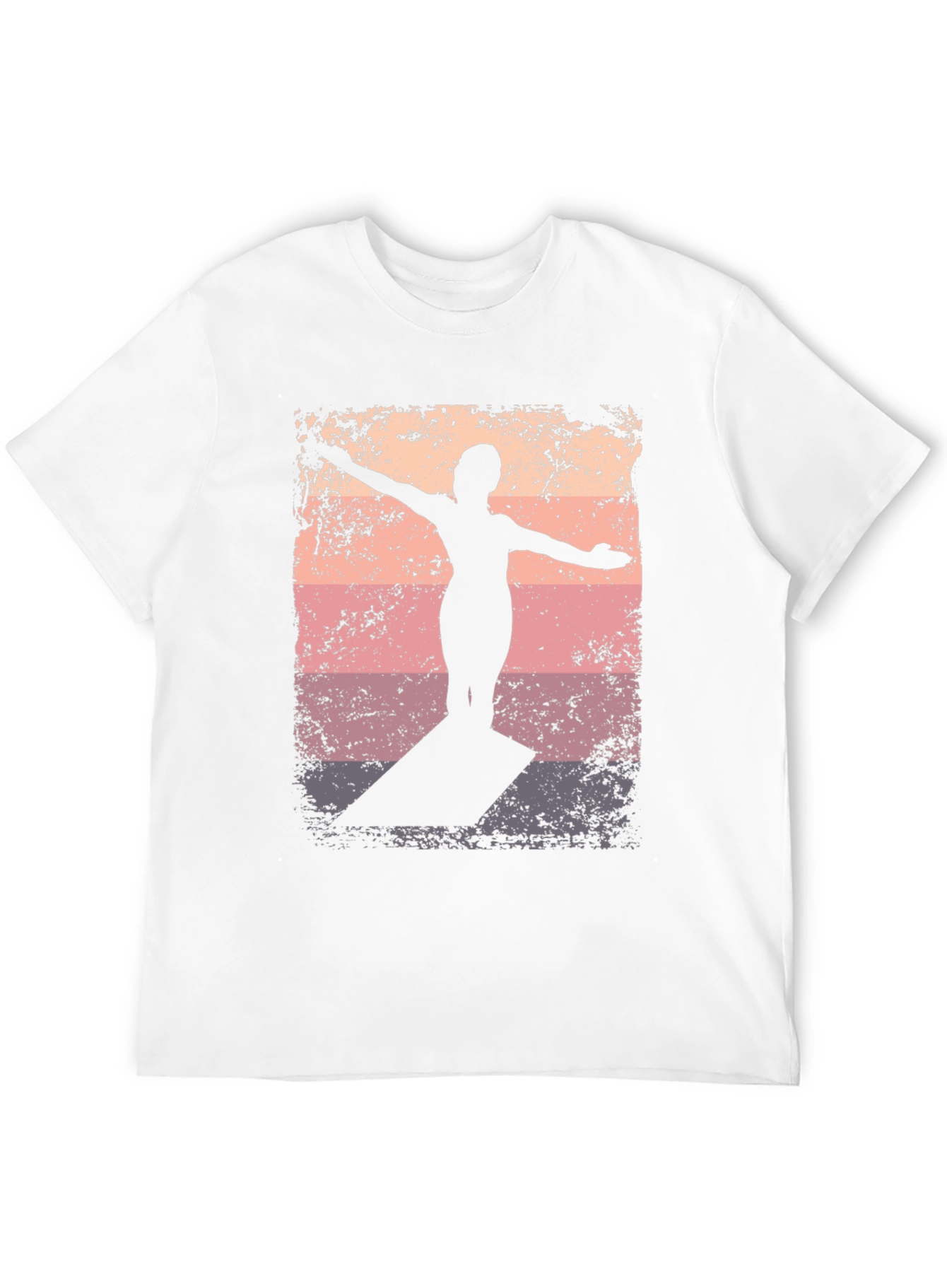 Sunset Diver Graphic Tee - Retro Style