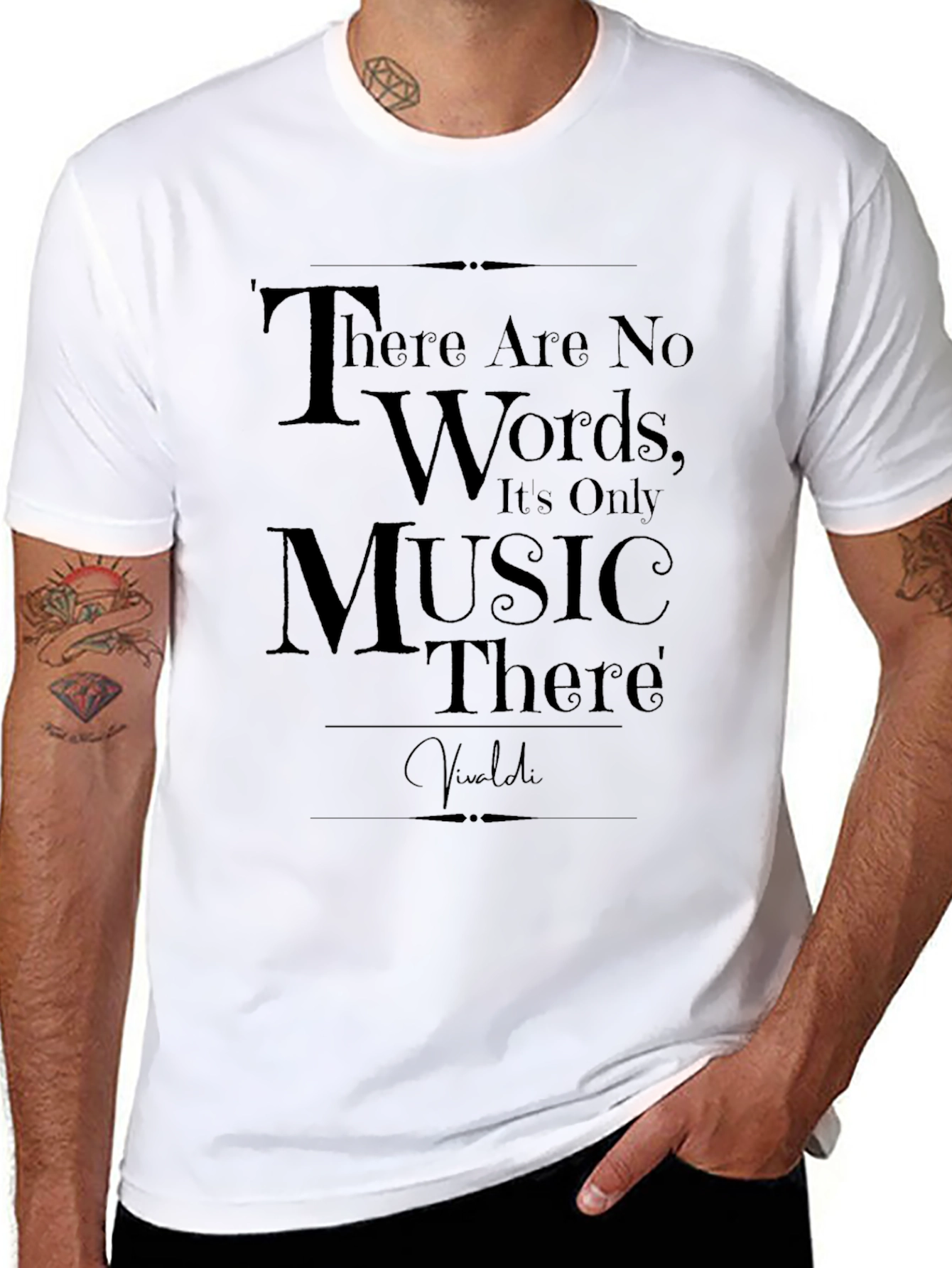 Music Lovers T-Shirt - There Are No Words