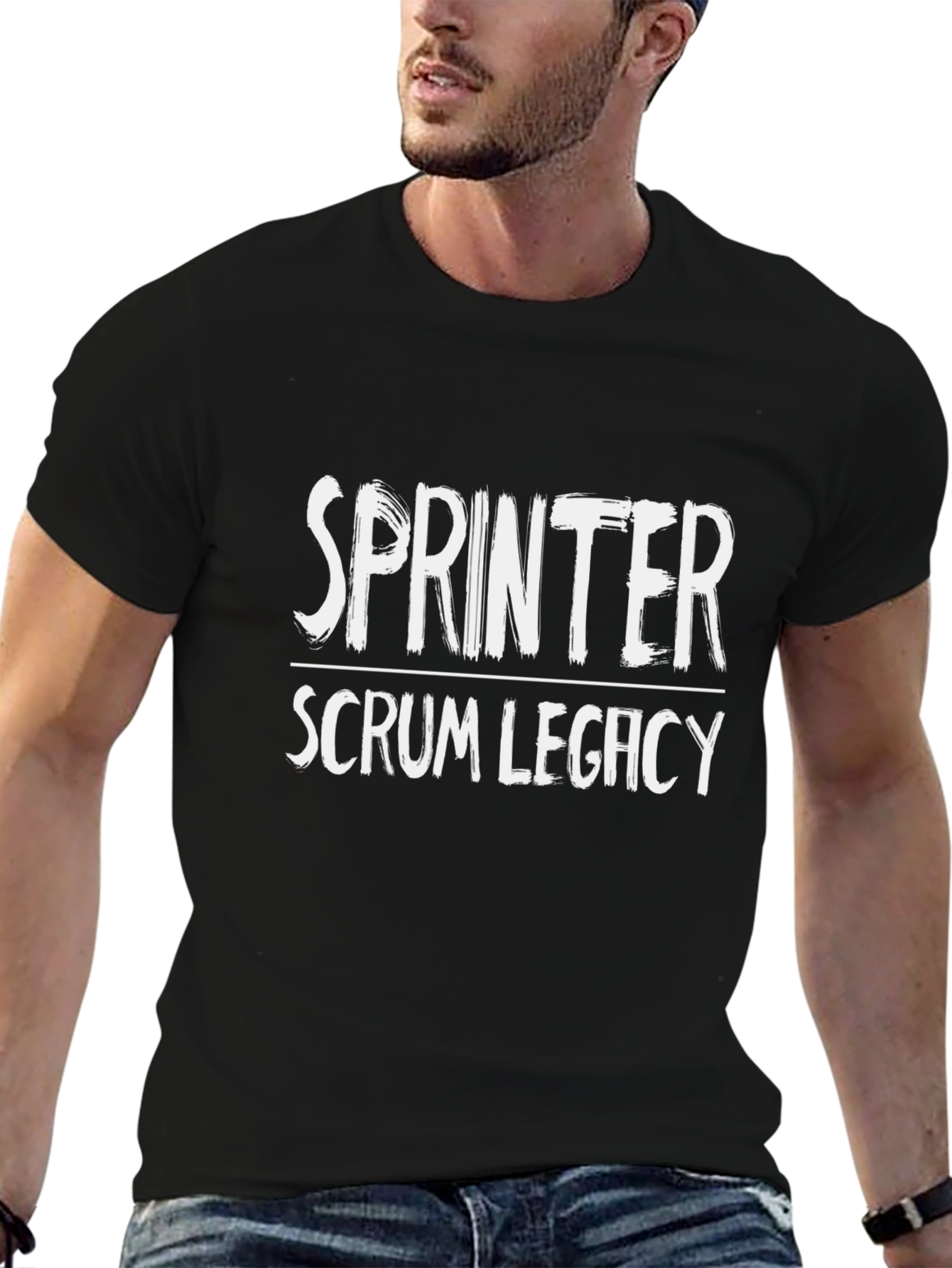 Sprinter Scrum Legacy Black T-Shirt