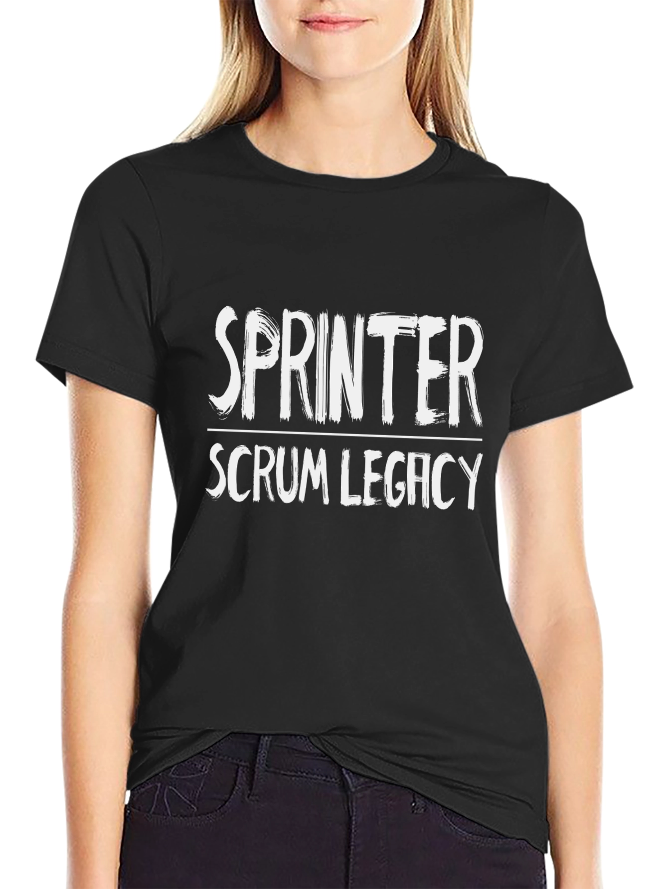 Sprinter Scrum Legacy Black T-Shirt
