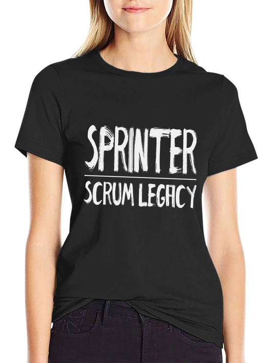 Sprinter Scrum Legacy Black T-Shirt