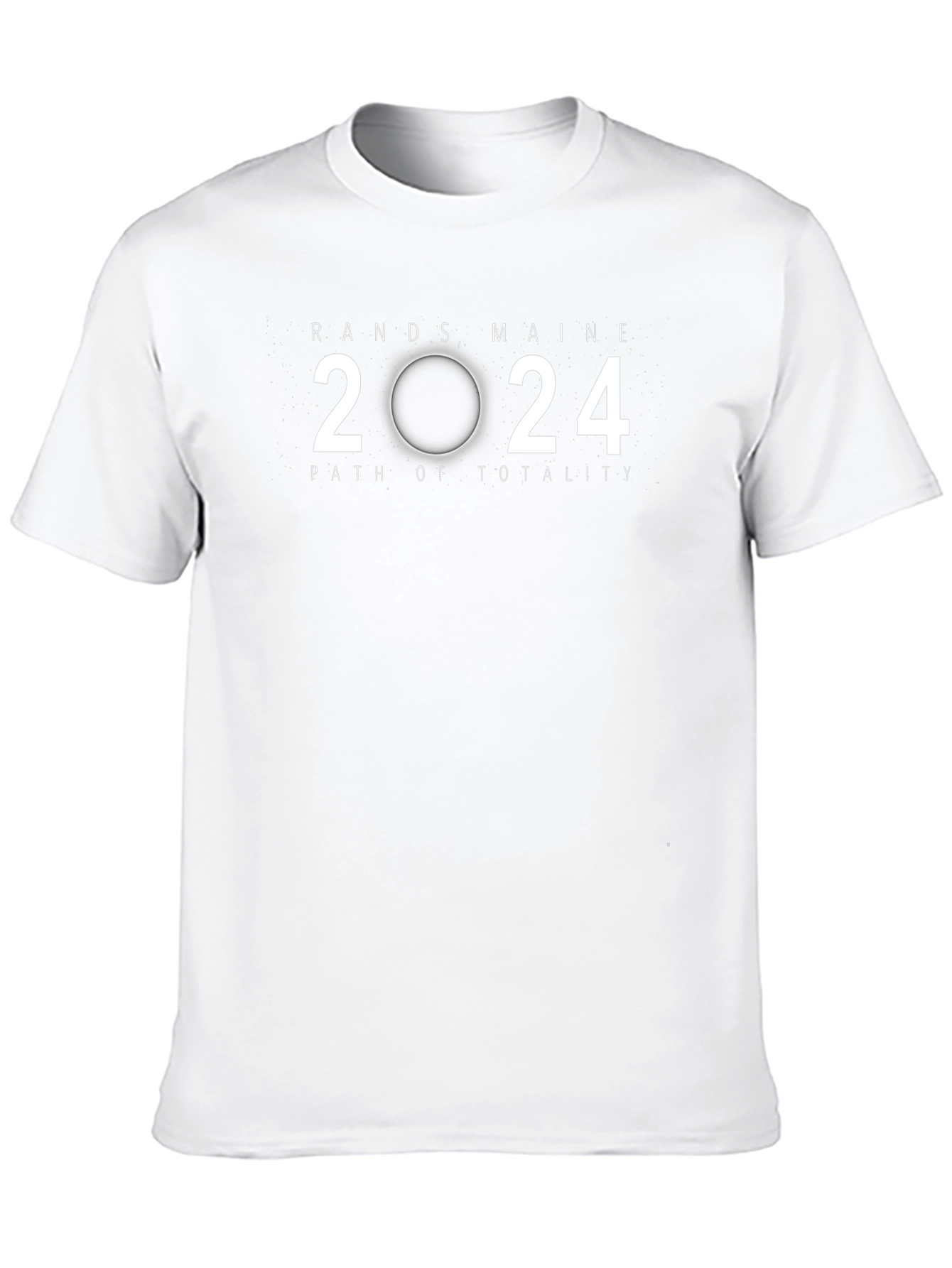 Rands Maine 2024 Path of Totality Black T-Shirt