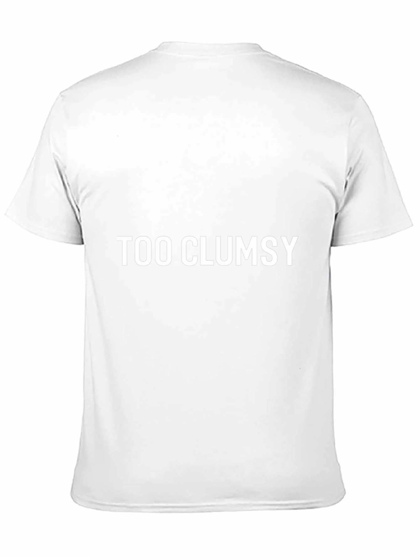 Too Clumsy T-Shirt - Black Cotton Tee